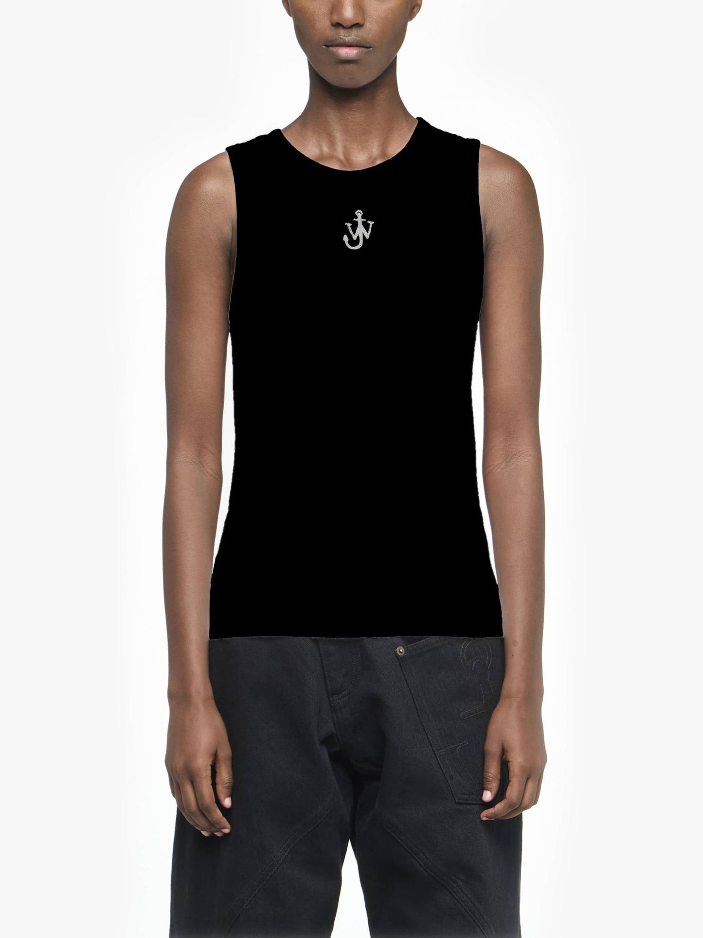 JW ANDERSON - Tank Top mit Anker-Logo für Damen Schwarz - Black