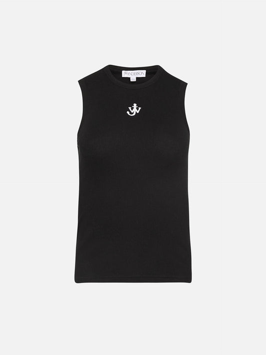 JW ANDERSON - Tank Top mit Anker-Logo für Damen Schwarz - Black