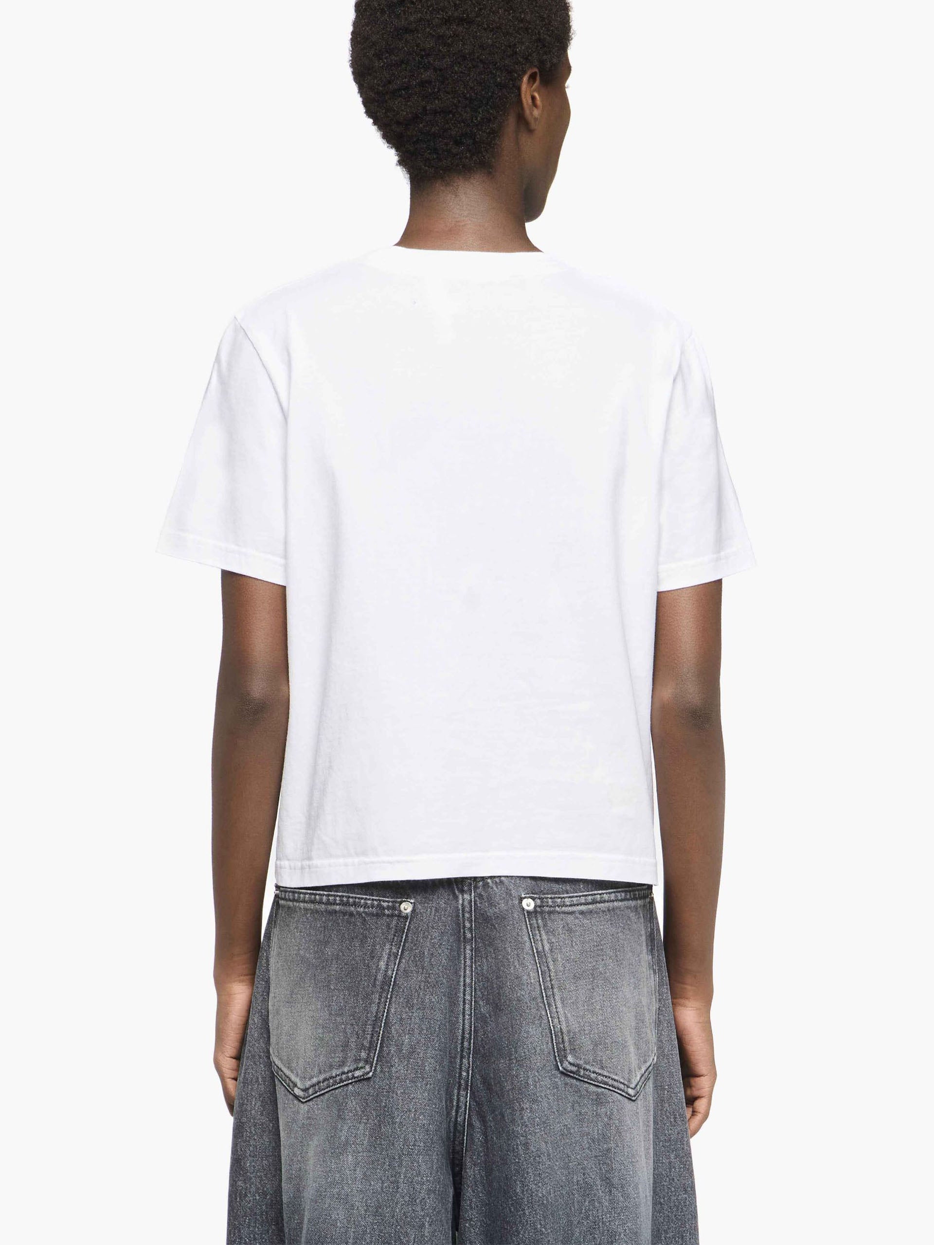 JW ANDERSON - Cropped-T-Shirt mit Anker-Logo für Damen Weiss - White