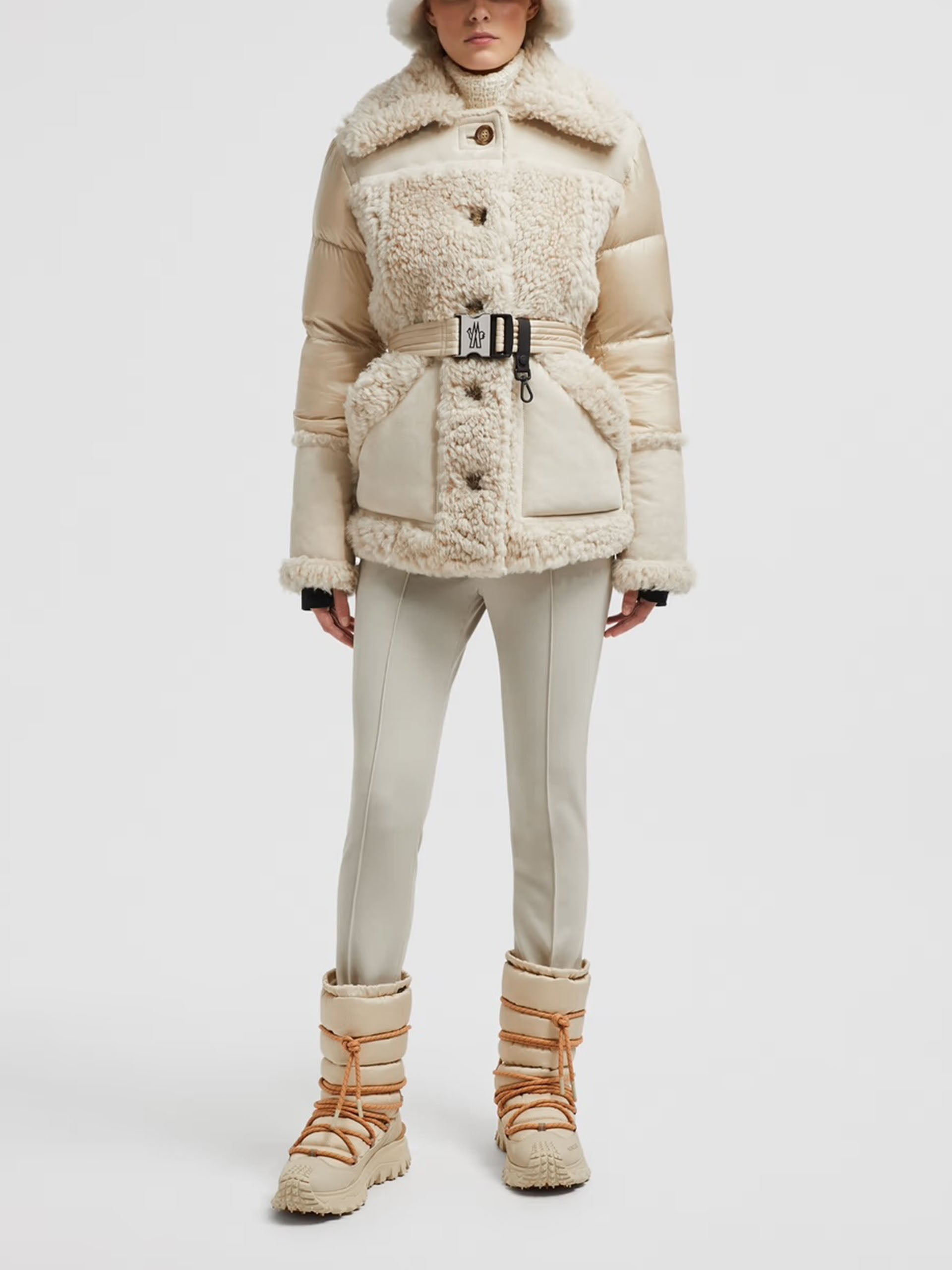 MONCLER GRENOBLE - Daunenjacke Chaiten aus Shearling für Damen