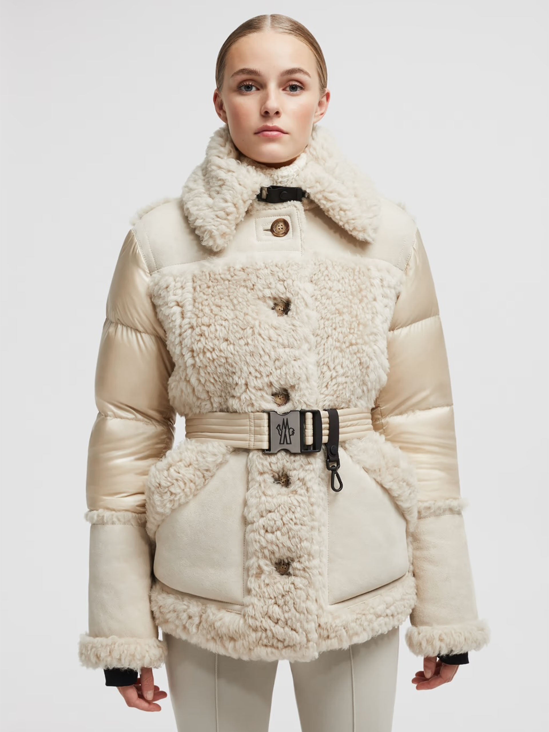 MONCLER GRENOBLE - Daunenjacke Chaiten aus Shearling für Damen