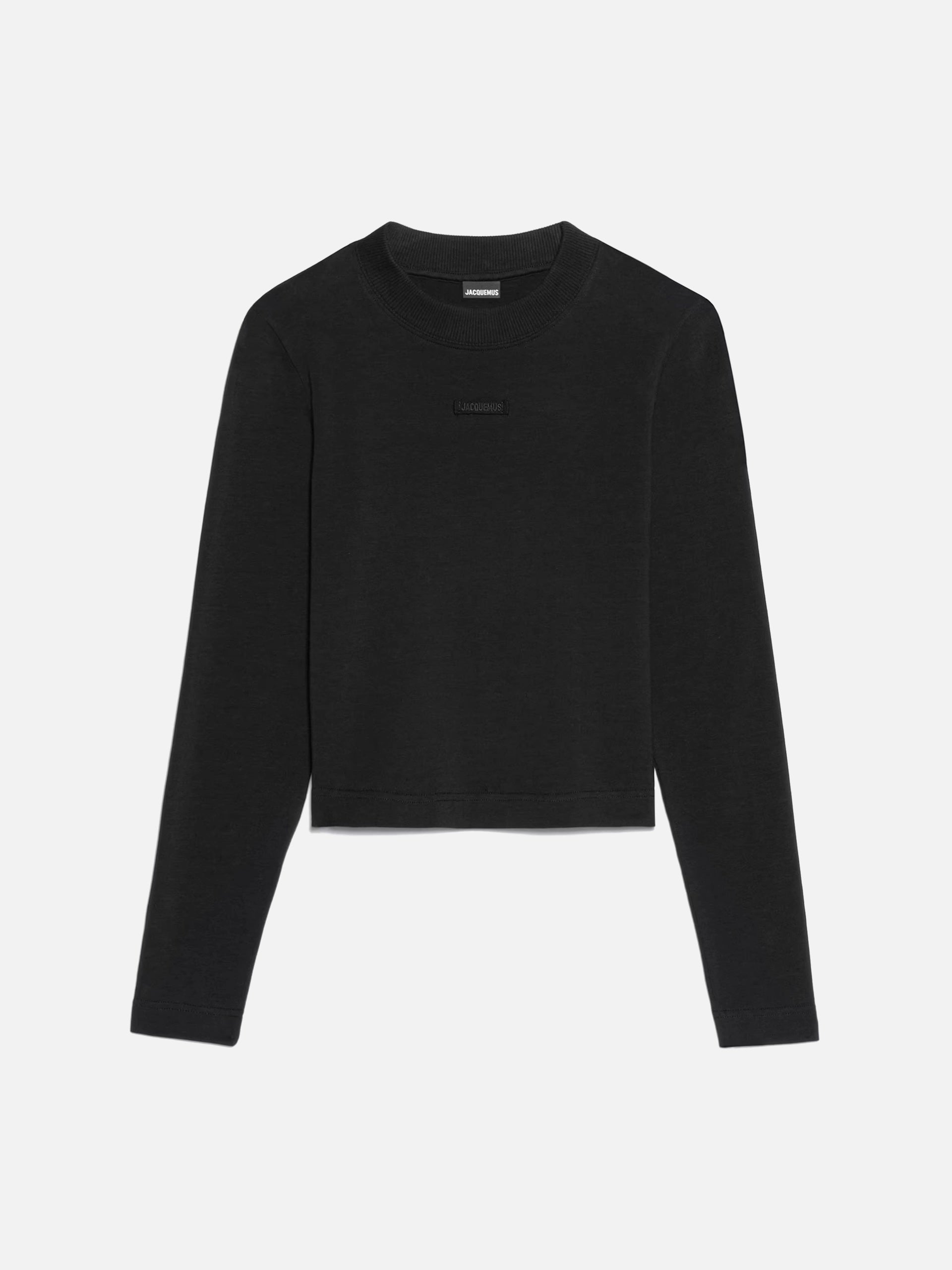 JACQUEMUS - Langarm-T-Shirt Gros Grain für Damen Schwarz - Black