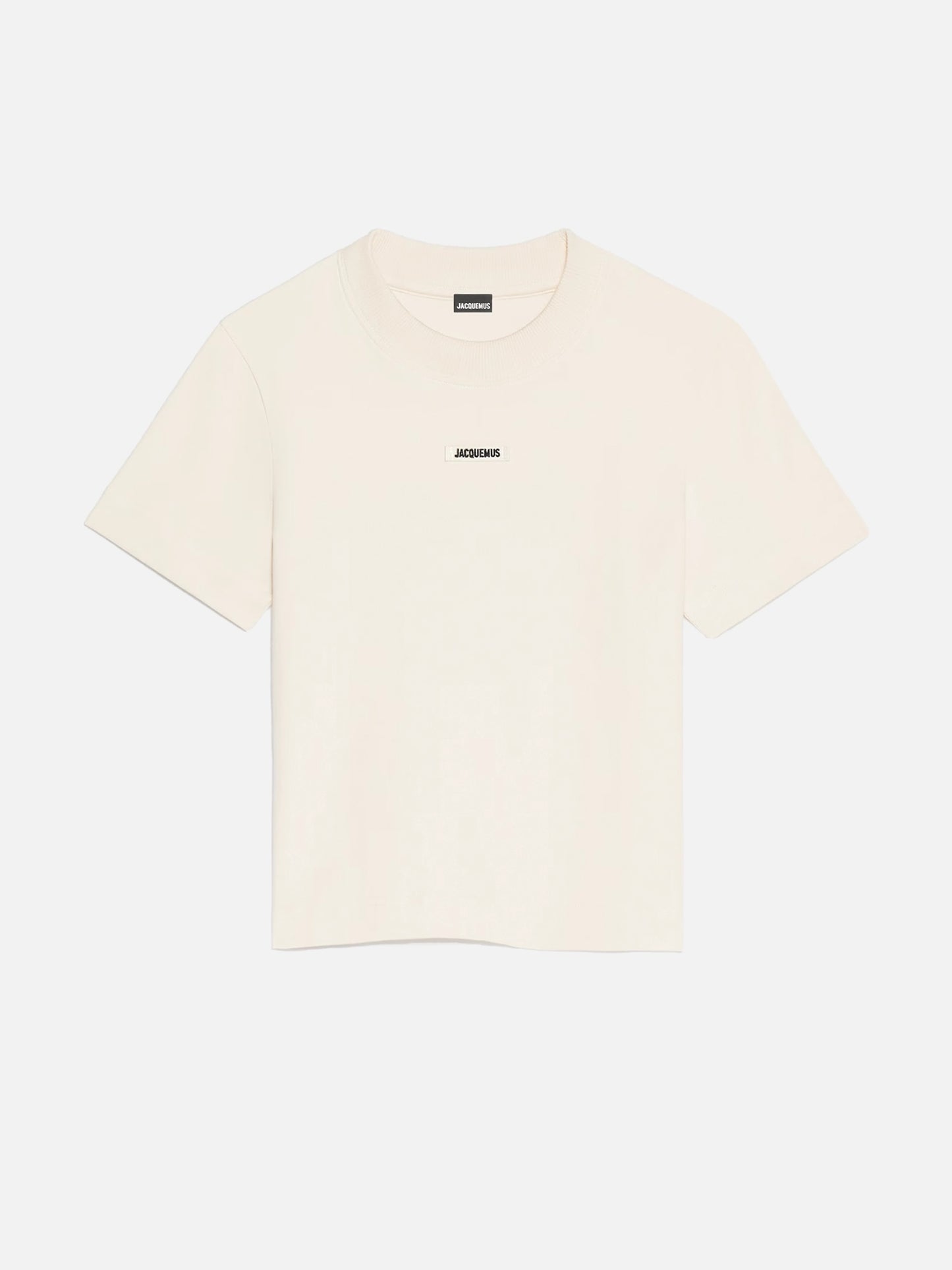 JACQUEMUS - Logo-T-Shirt Gros Grain für Damen Hellbeige - Light beige