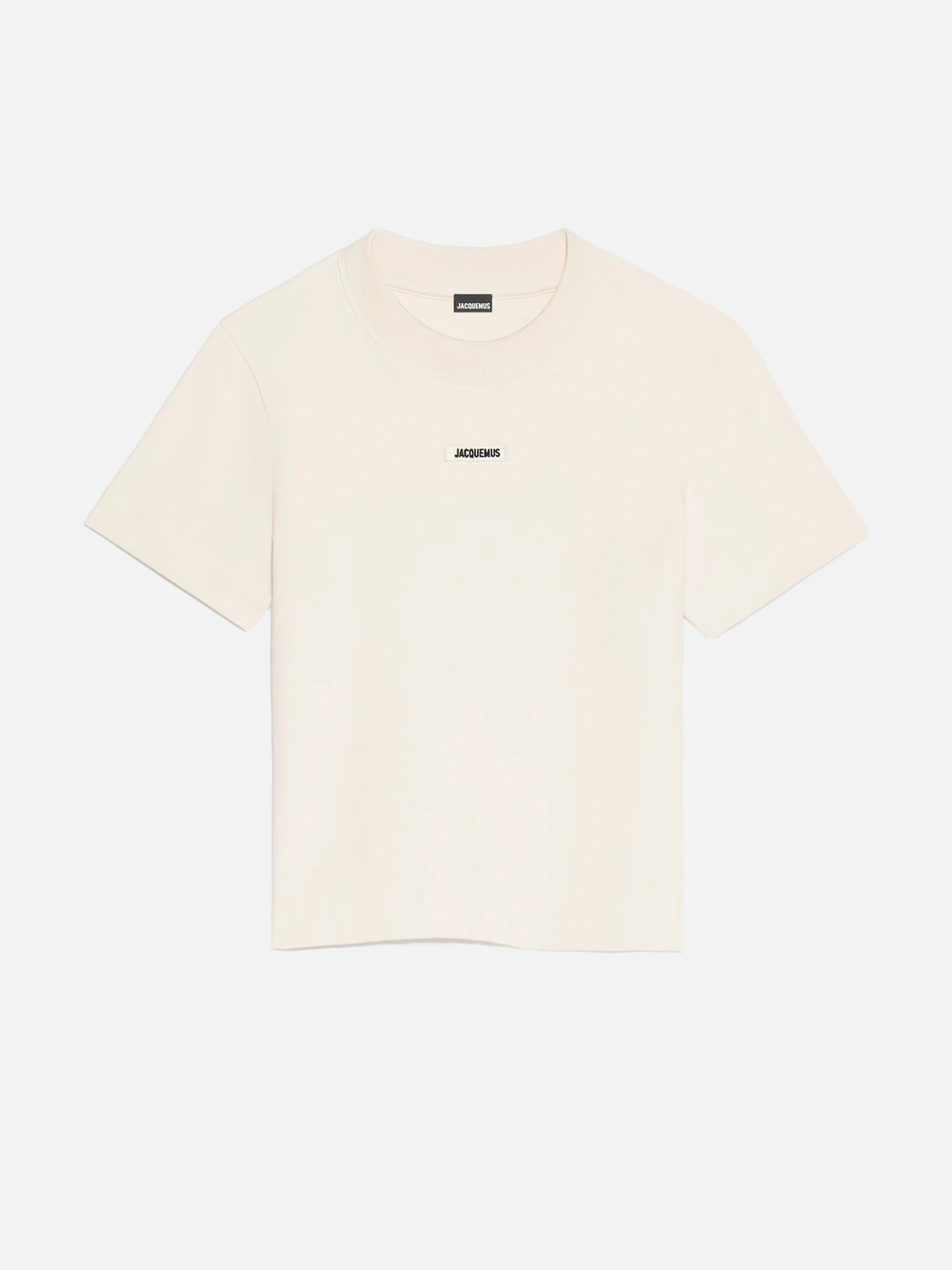 JACQUEMUS - Logo-T-Shirt Gros Grain für Damen Hellbeige - Light beige