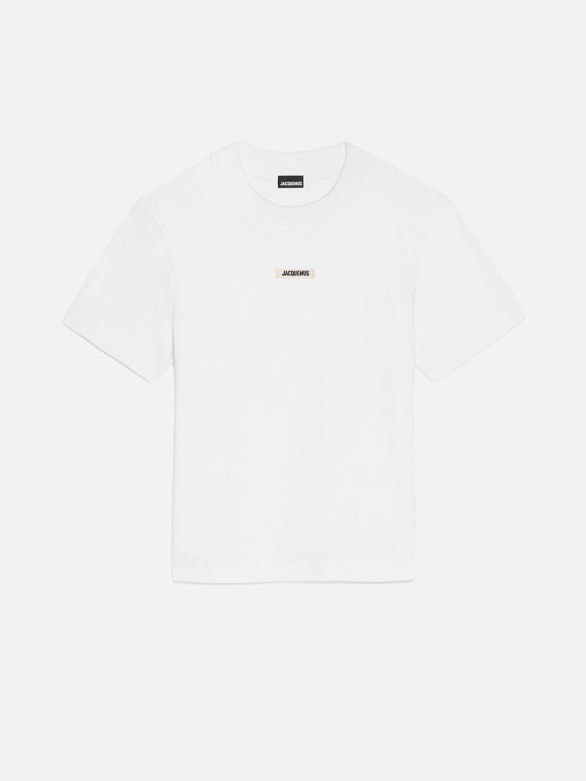 JACQUEMUS - Logo-T-Shirt Gros Grain für Damen Weiss - White