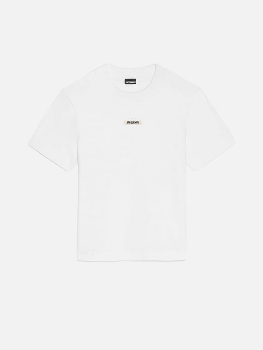 JACQUEMUS - Logo-T-Shirt Gros Grain für Damen Weiss - White