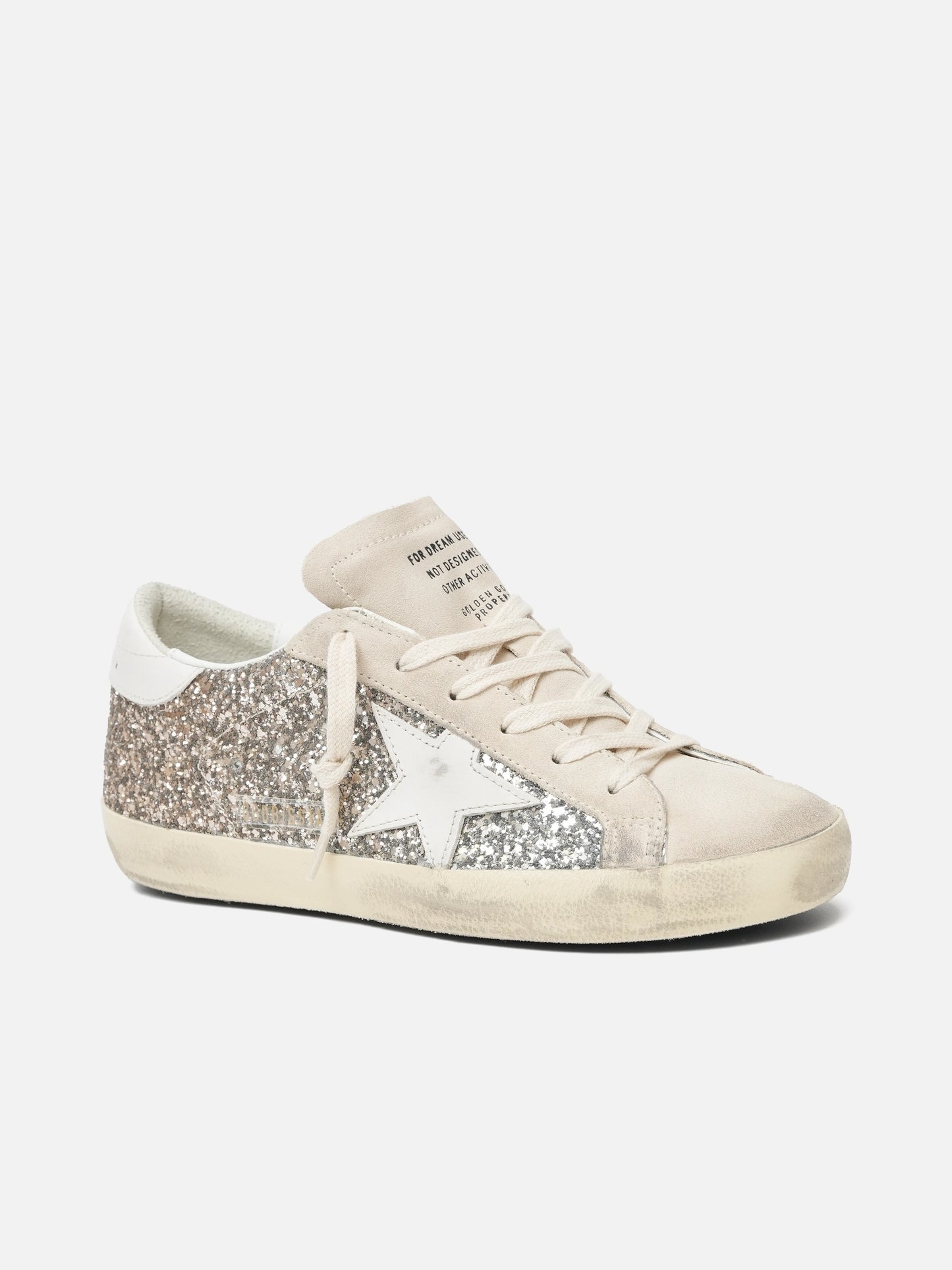 GOLDEN GOOSE - Sneaker Super-Star Glitter für Damen