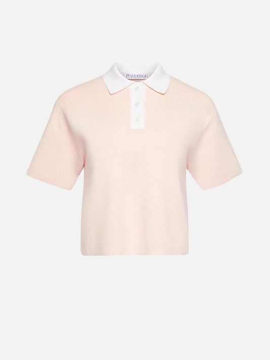 JW ANDERSON - Gestricktes Poloshirt für Damen