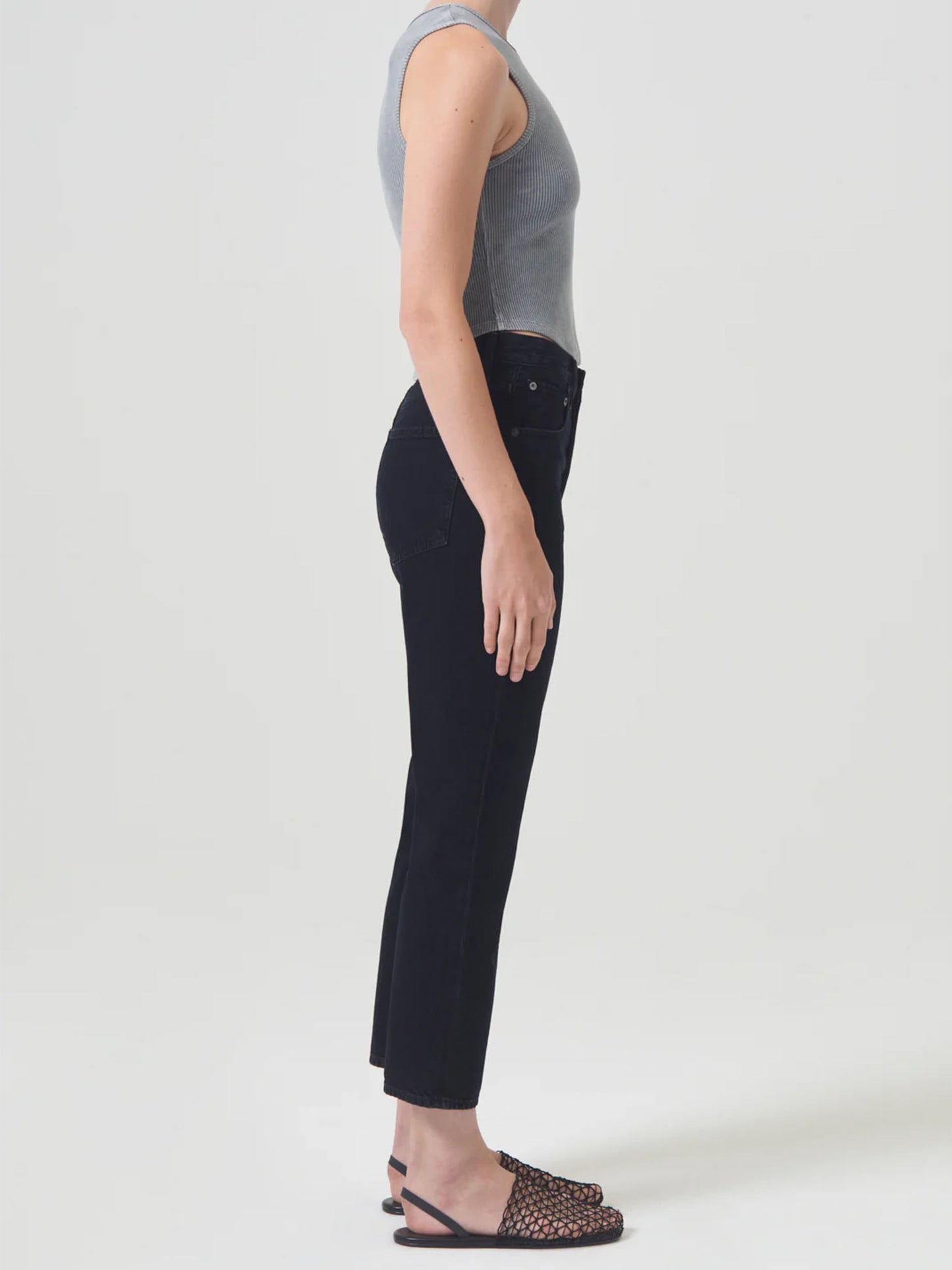 AGOLDE - Jeans Riley mit hohem Bund für Damen