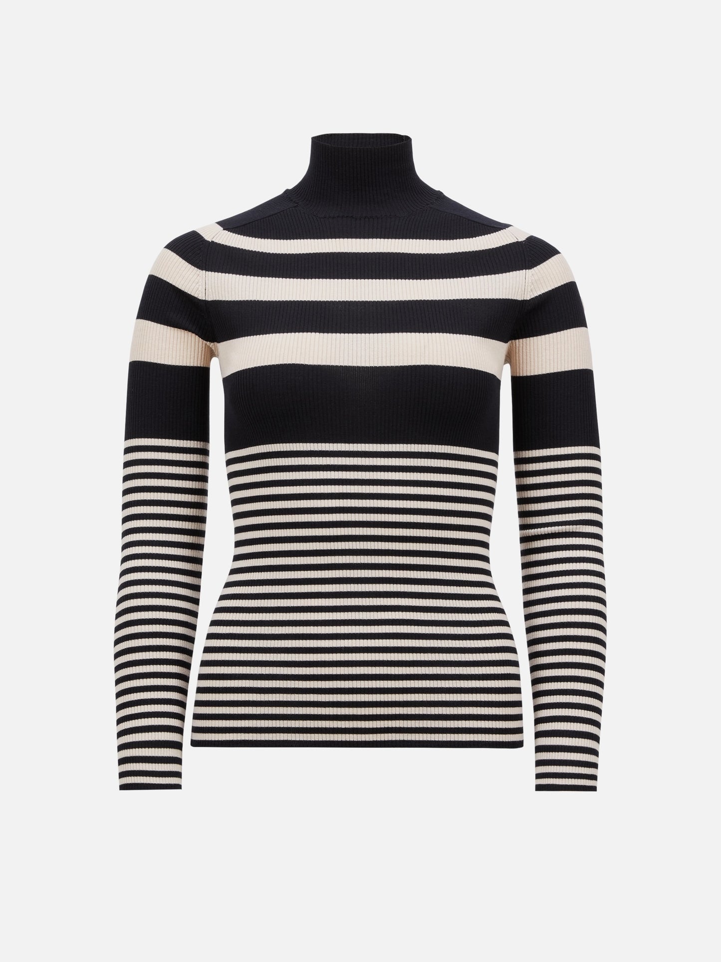 MONCLER - Gestreifter Rollkragenpullover für Damen