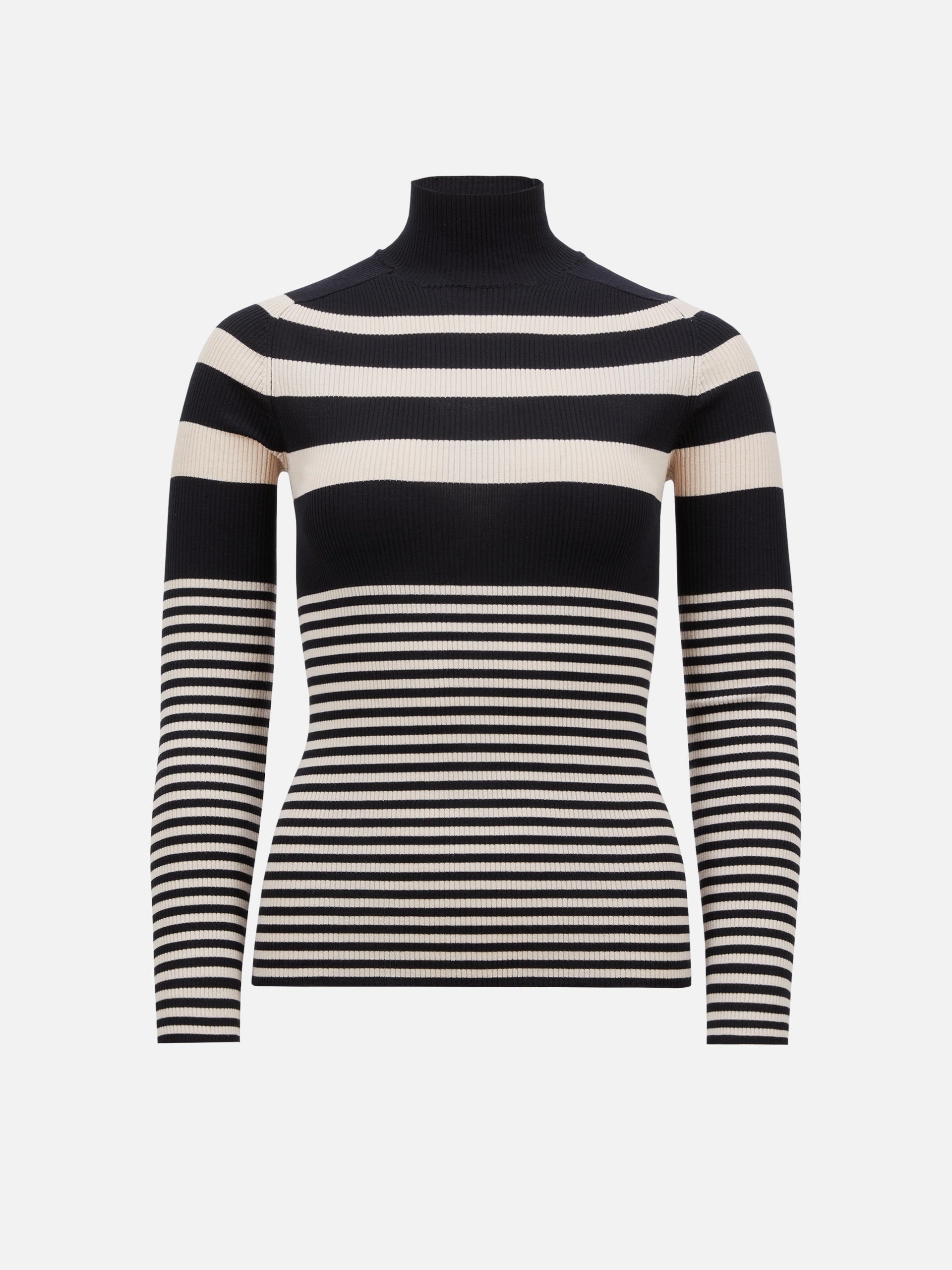 MONCLER - Gestreifter Rollkragenpullover für Damen