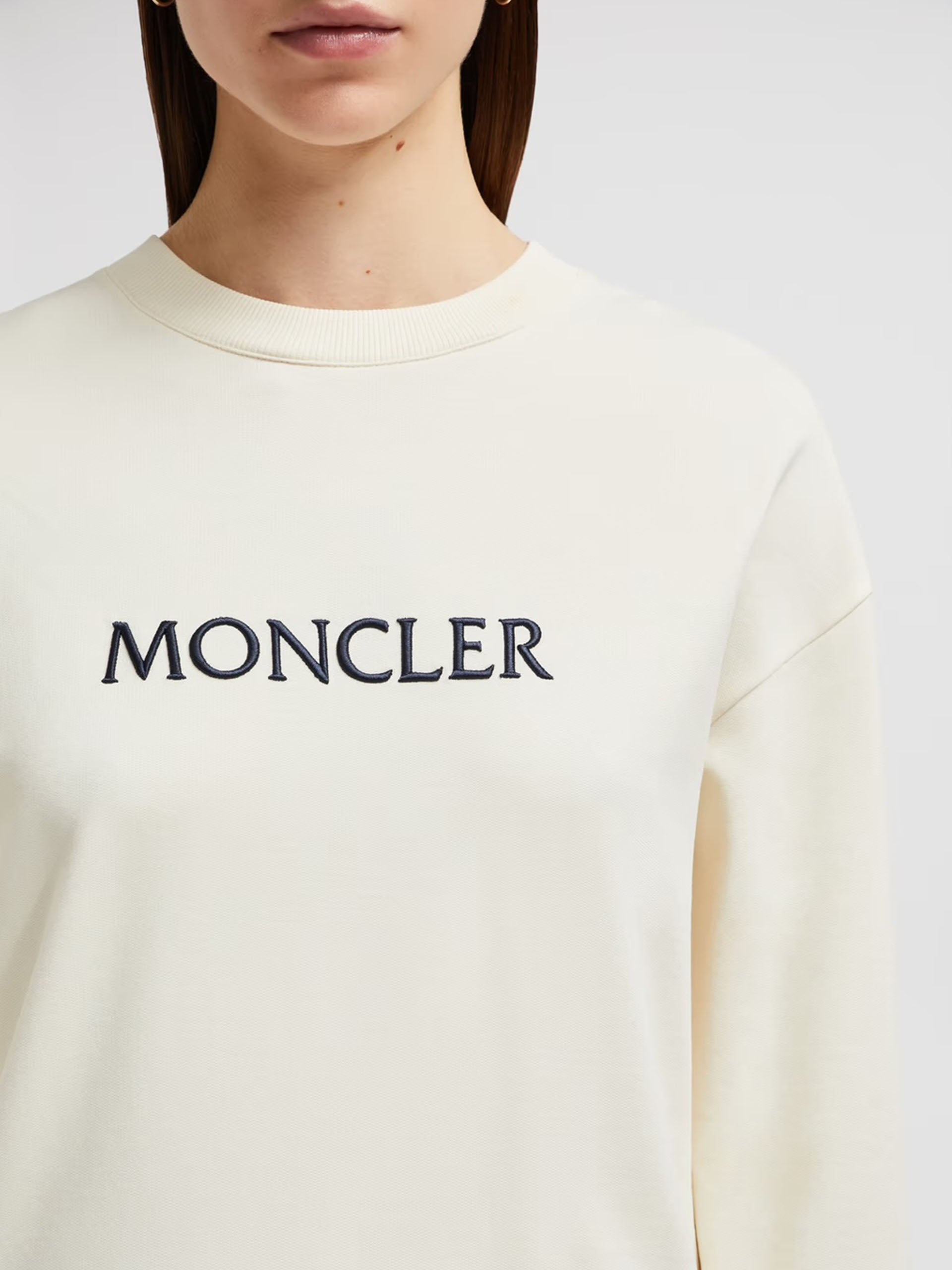 MONCLER - Logo-Sweatshirt aus Baumwolle für Damen