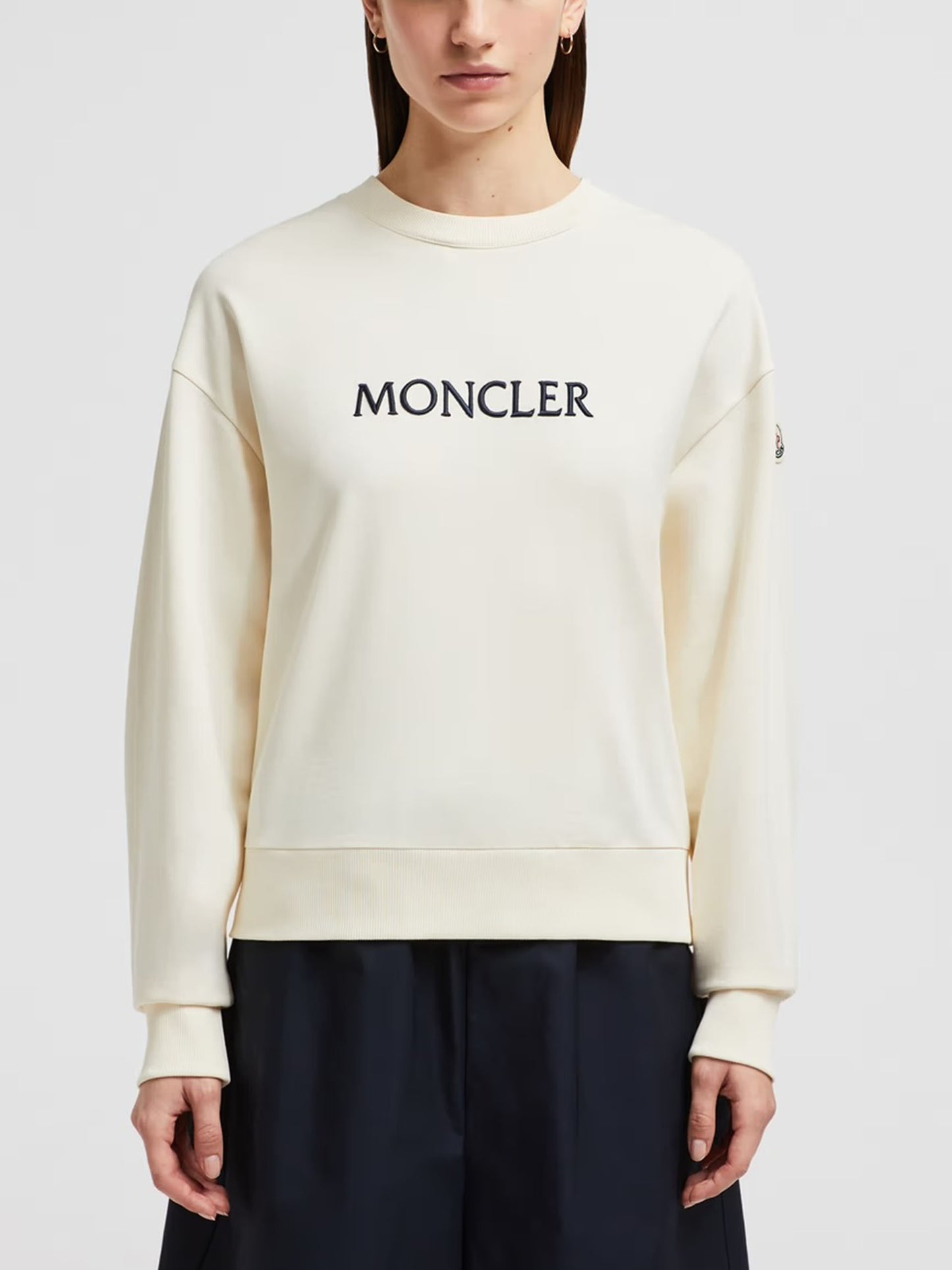 MONCLER - Logo-Sweatshirt aus Baumwolle für Damen