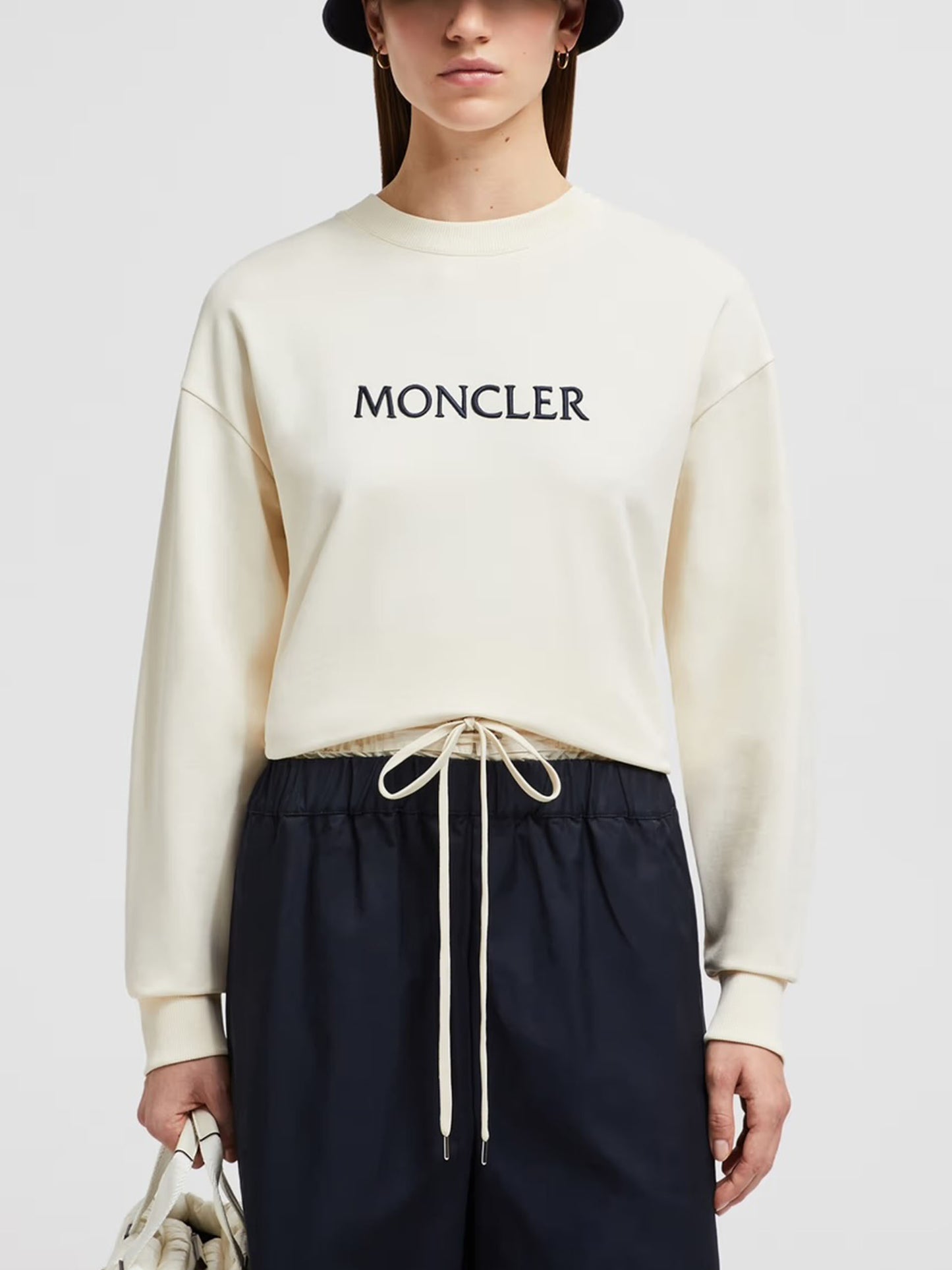 MONCLER - Logo-Sweatshirt aus Baumwolle für Damen