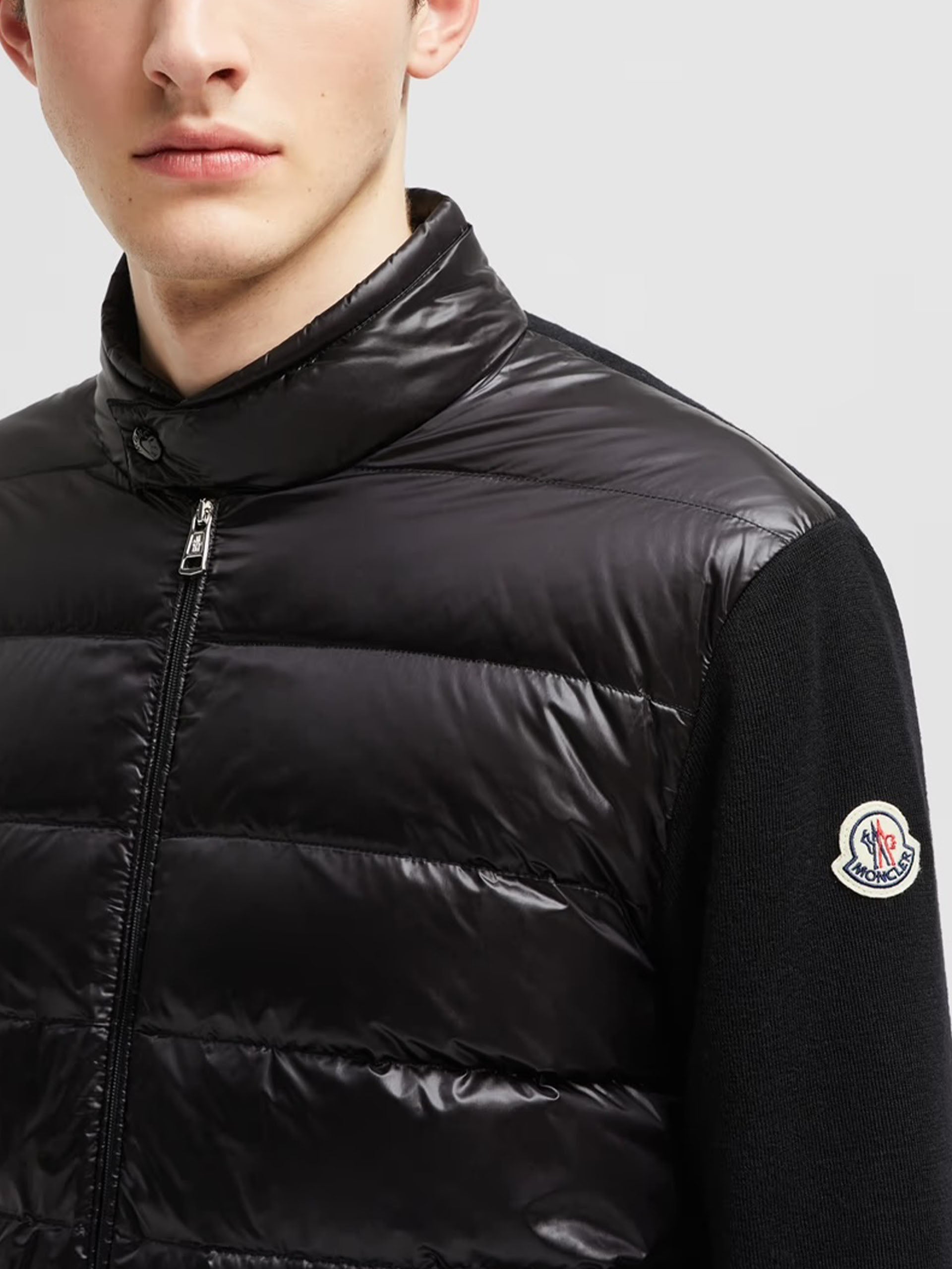 MONCLER - Strickjacke mit Daunenfüllung für Herren