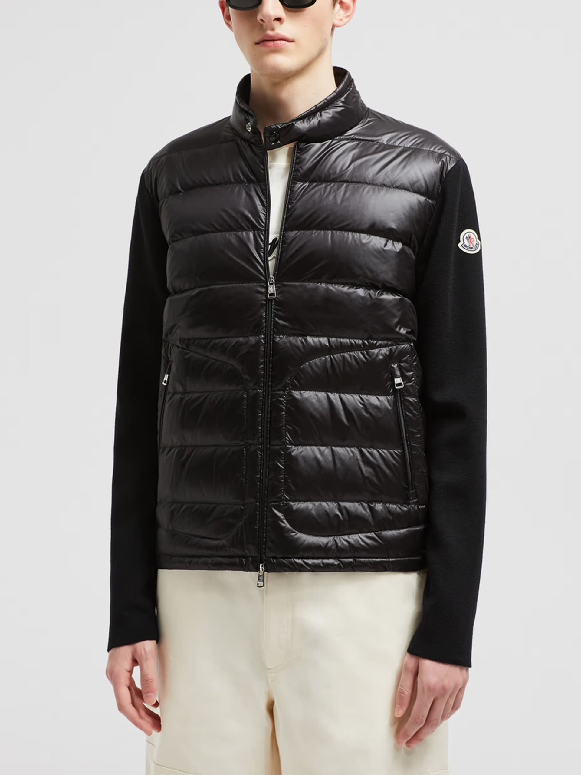 MONCLER - Strickjacke mit Daunenfüllung für Herren