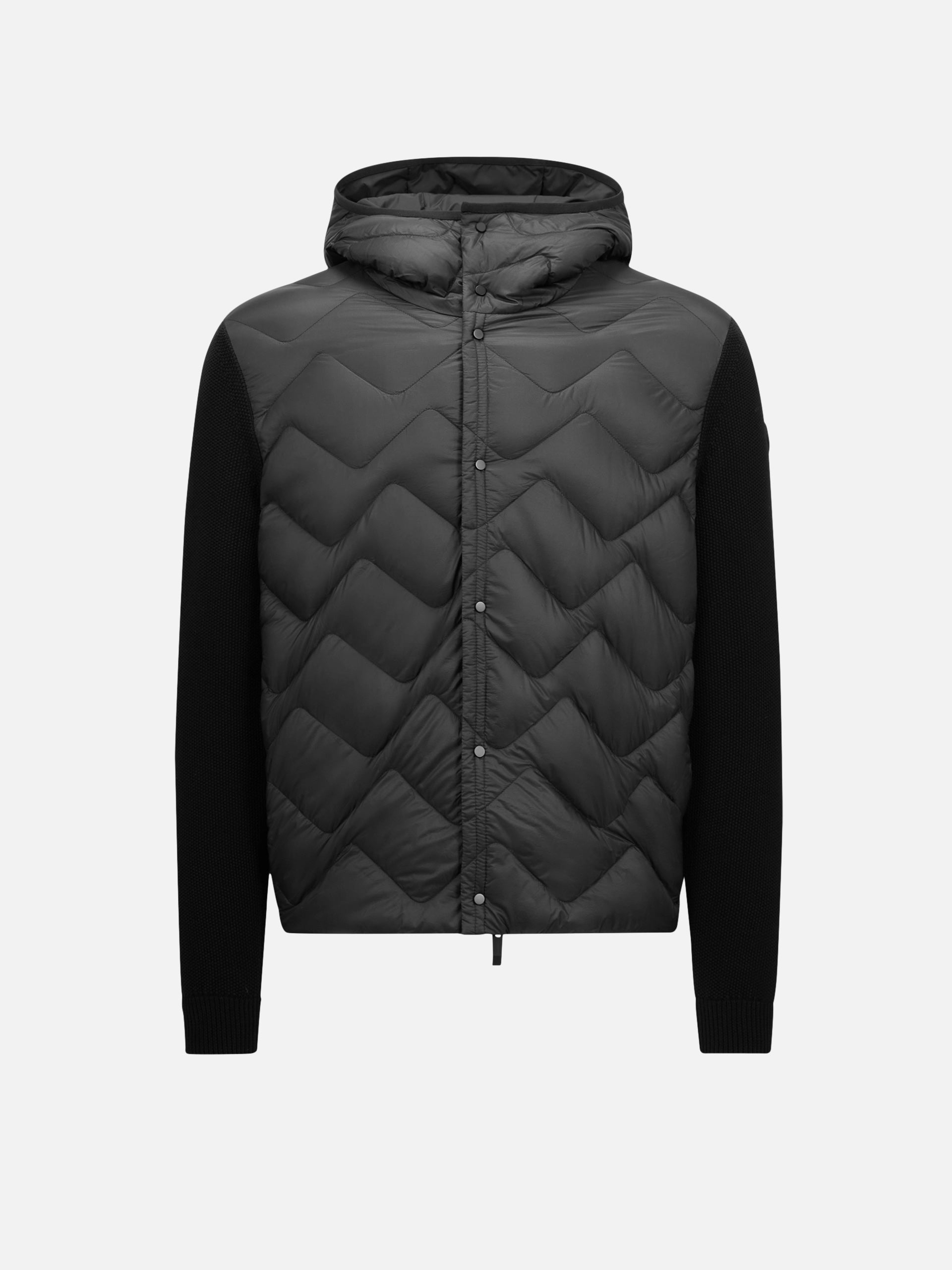 MONCLER - Daunen-Strickjacke mit Kapuze für Herren