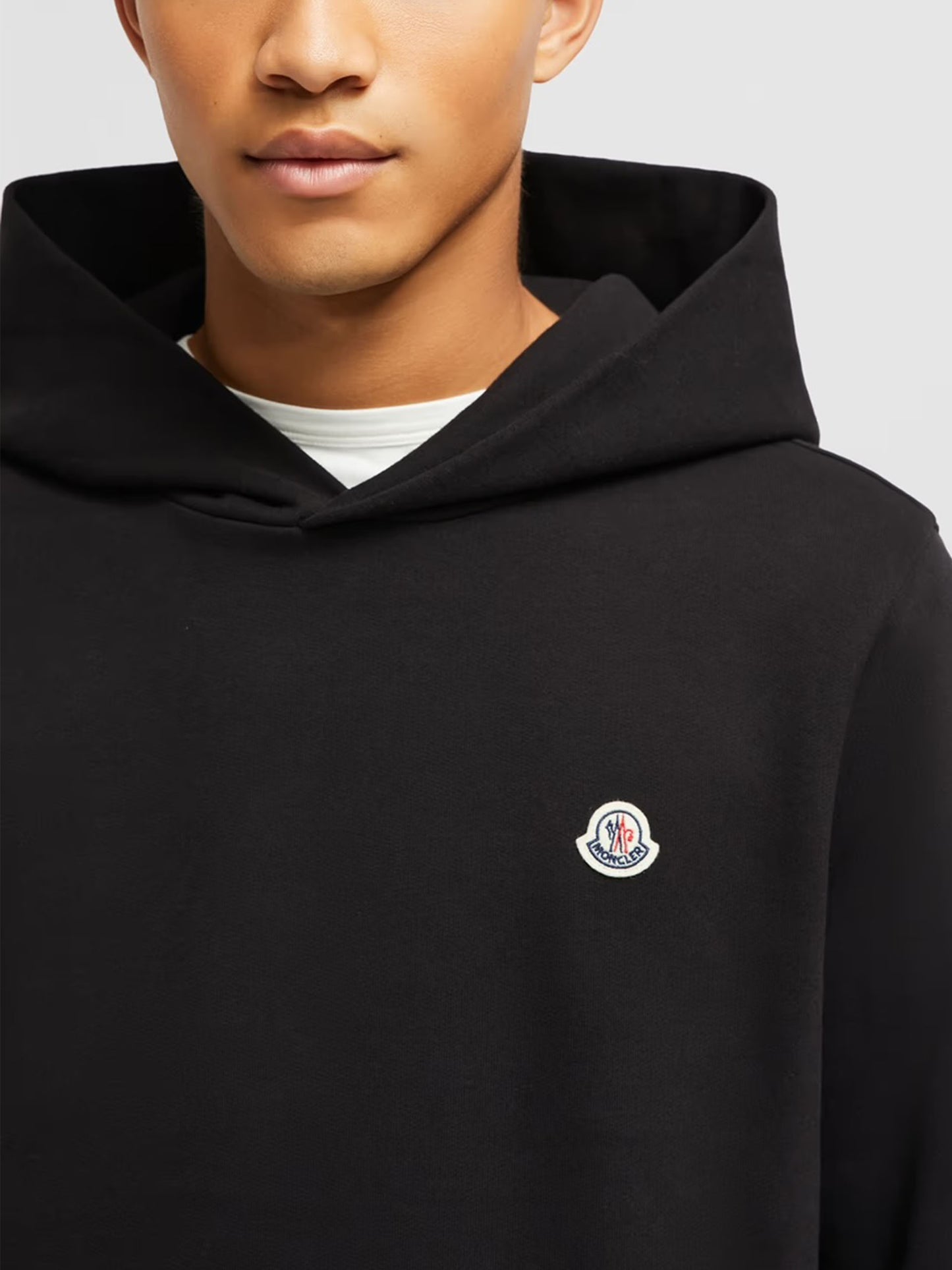 MONCLER - Hoodie mit Logo-Aufnäher für Herren