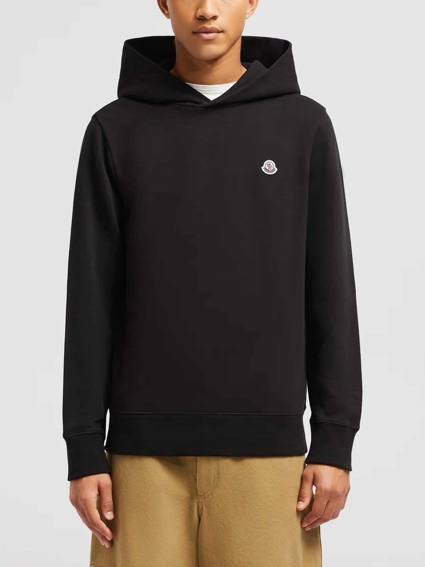 MONCLER - Hoodie mit Logo-Aufnäher für Herren