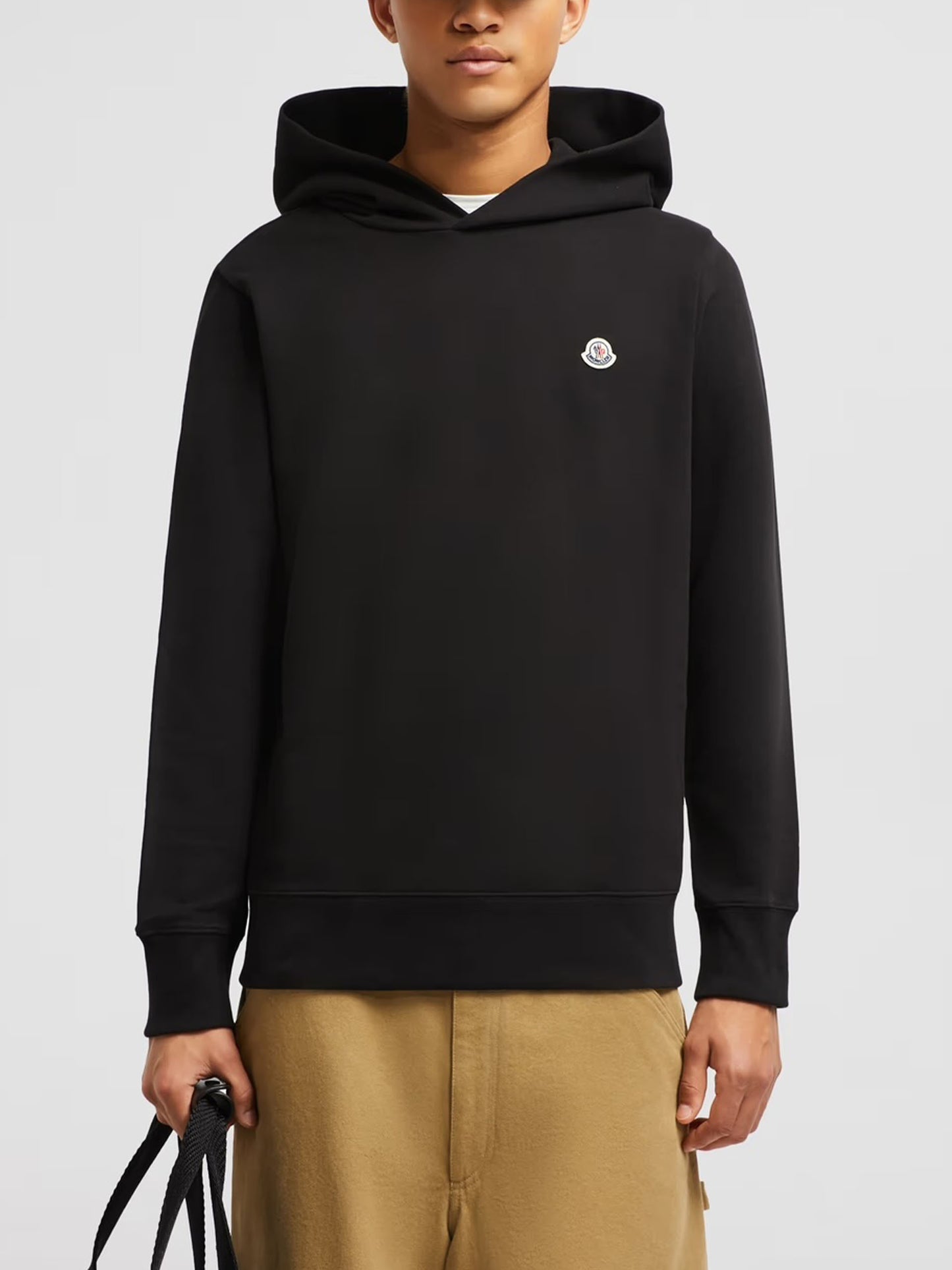 MONCLER - Hoodie mit Logo-Aufnäher für Herren