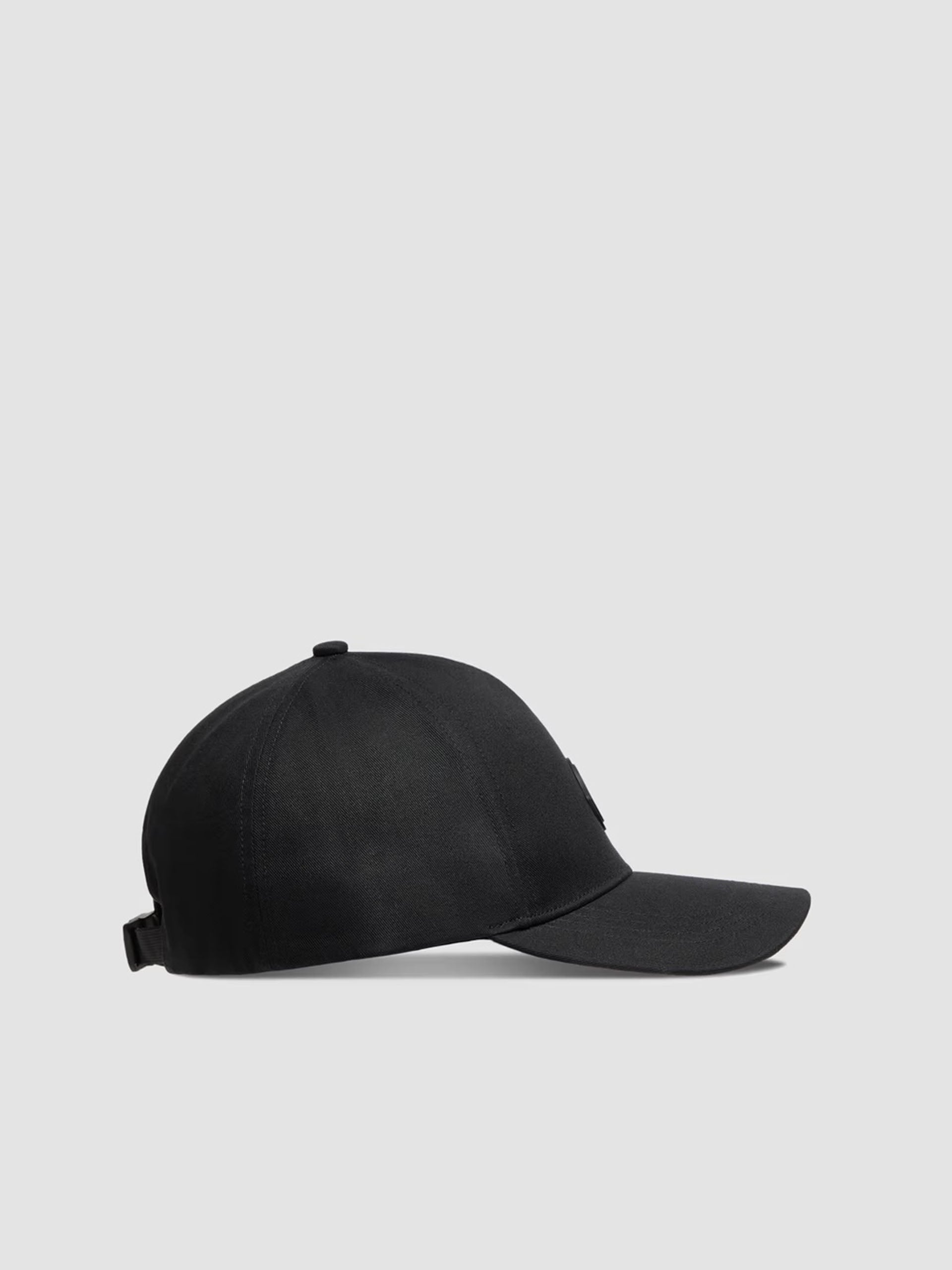 MONCLER - Baseball Cap mit Logo aus Baumwoll-Gabardine