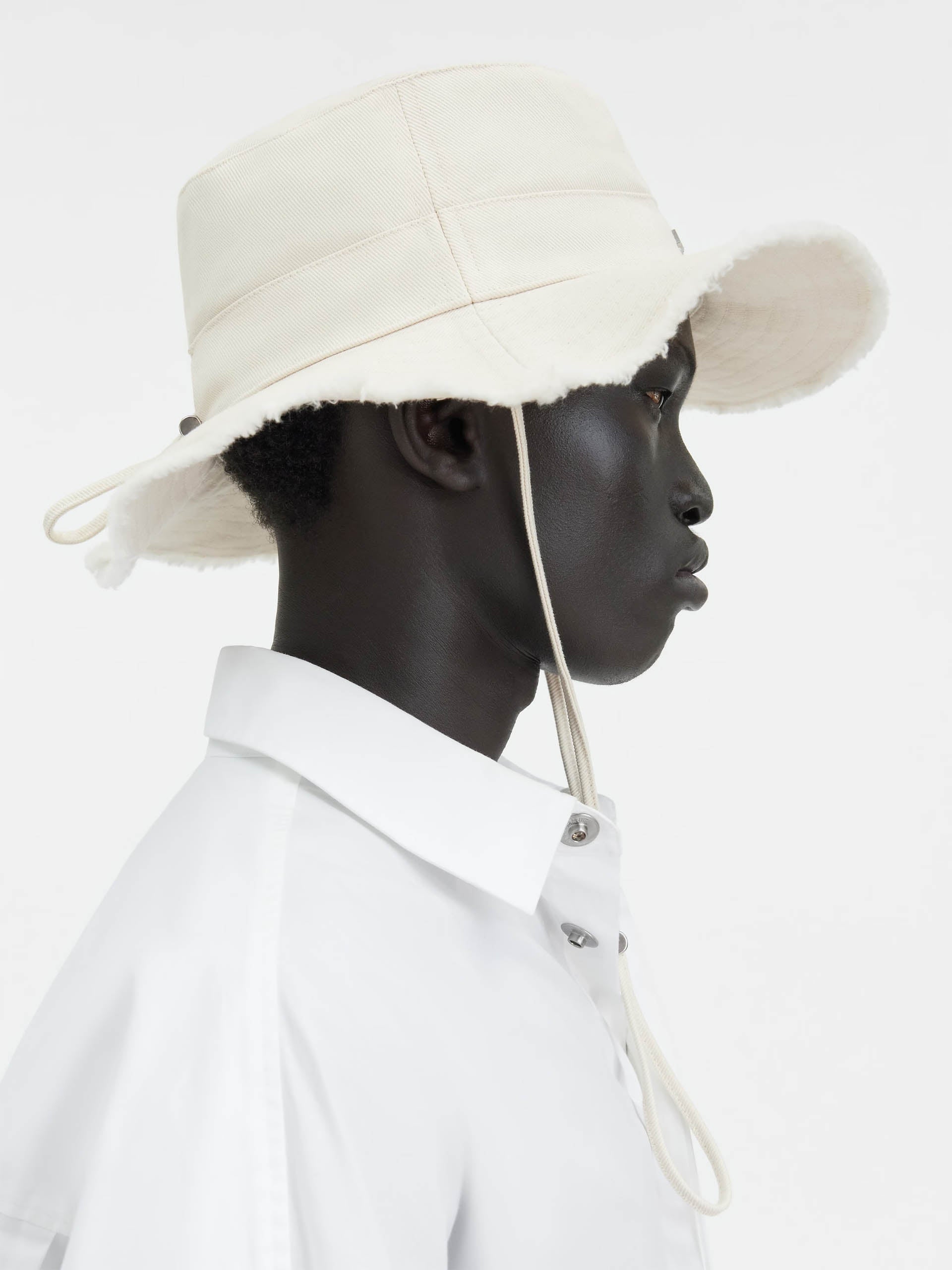 JACQUEMUS - Fischerhut Le Bob Artichaut aus Baumwolle in Off-White