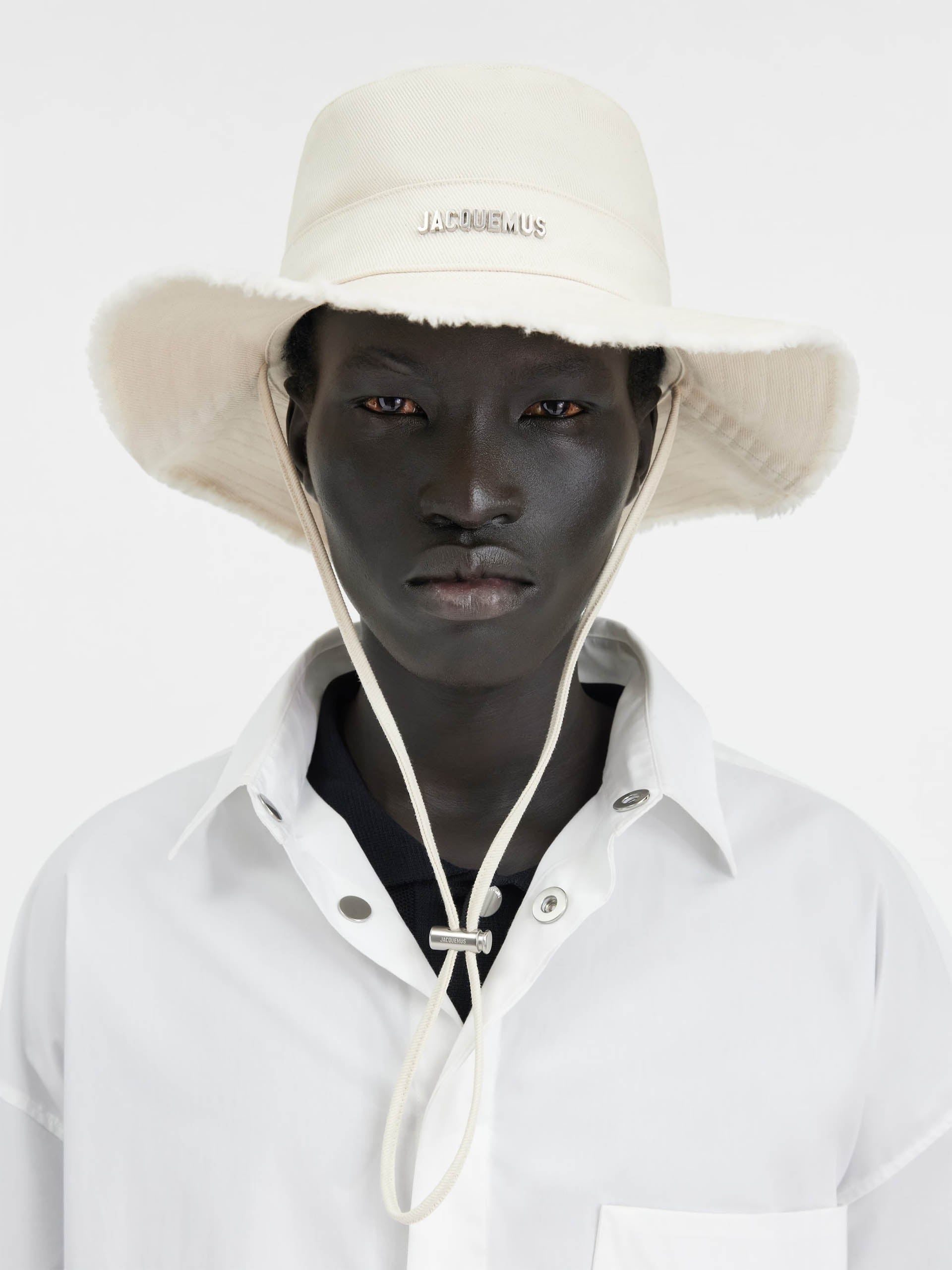 JACQUEMUS - Fischerhut Le Bob Artichaut aus Baumwolle in Off-White