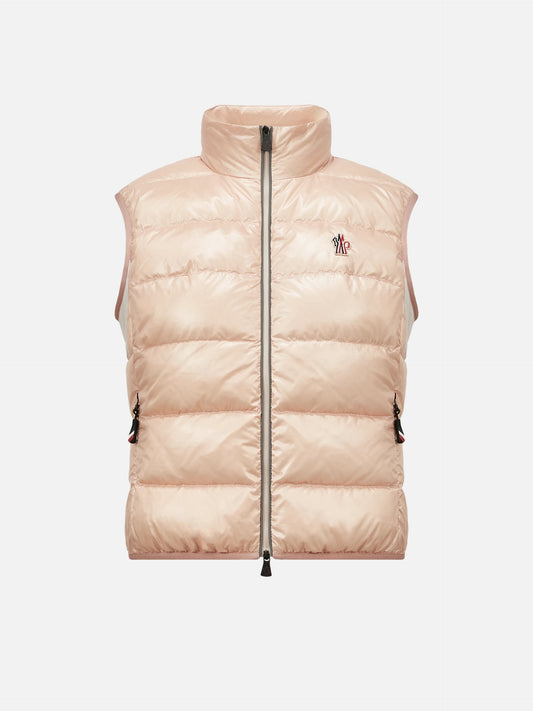 MONCLER GRENOBLE - Leichte Daunenweste mit Logo für Damen