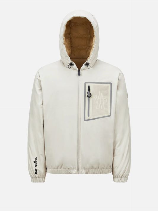 MONCLER GRENOBLE - Wendbare Daunenjacke Bergun für Herren in Off-White