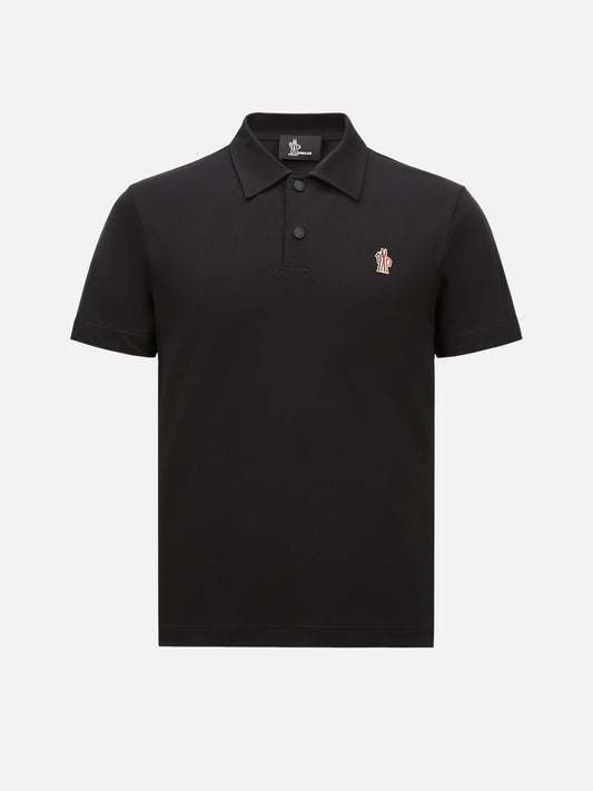 MONCLER GRENOBLE - Poloshirt mit Logo-Aufnäher für Herren