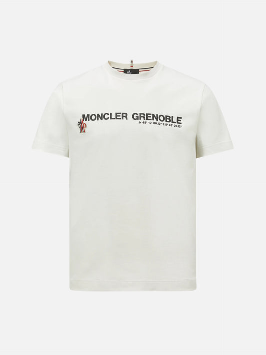 MONCLER GRENOBLE - T-Shirt aus Baumwolle mit Logo für Herren