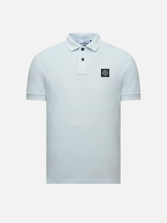 STONE ISLAND - Poloshirt mit Kompass-Logo für Herren in Hellblau - Light blue