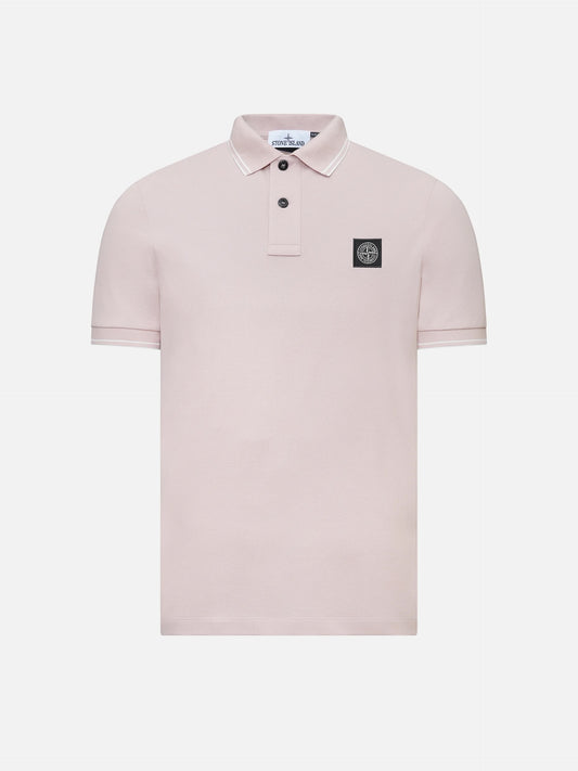 STONE ISLAND - Poloshirt mit Kompass-Logo für Herren in Rosa - Pink