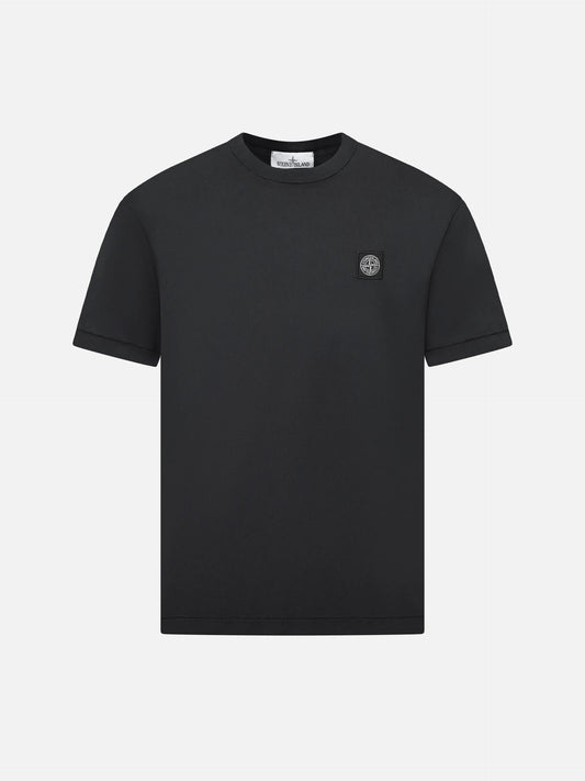 STONE ISLAND - T-Shirt mit Kompass-Logo für Herren in Schwarz - Black