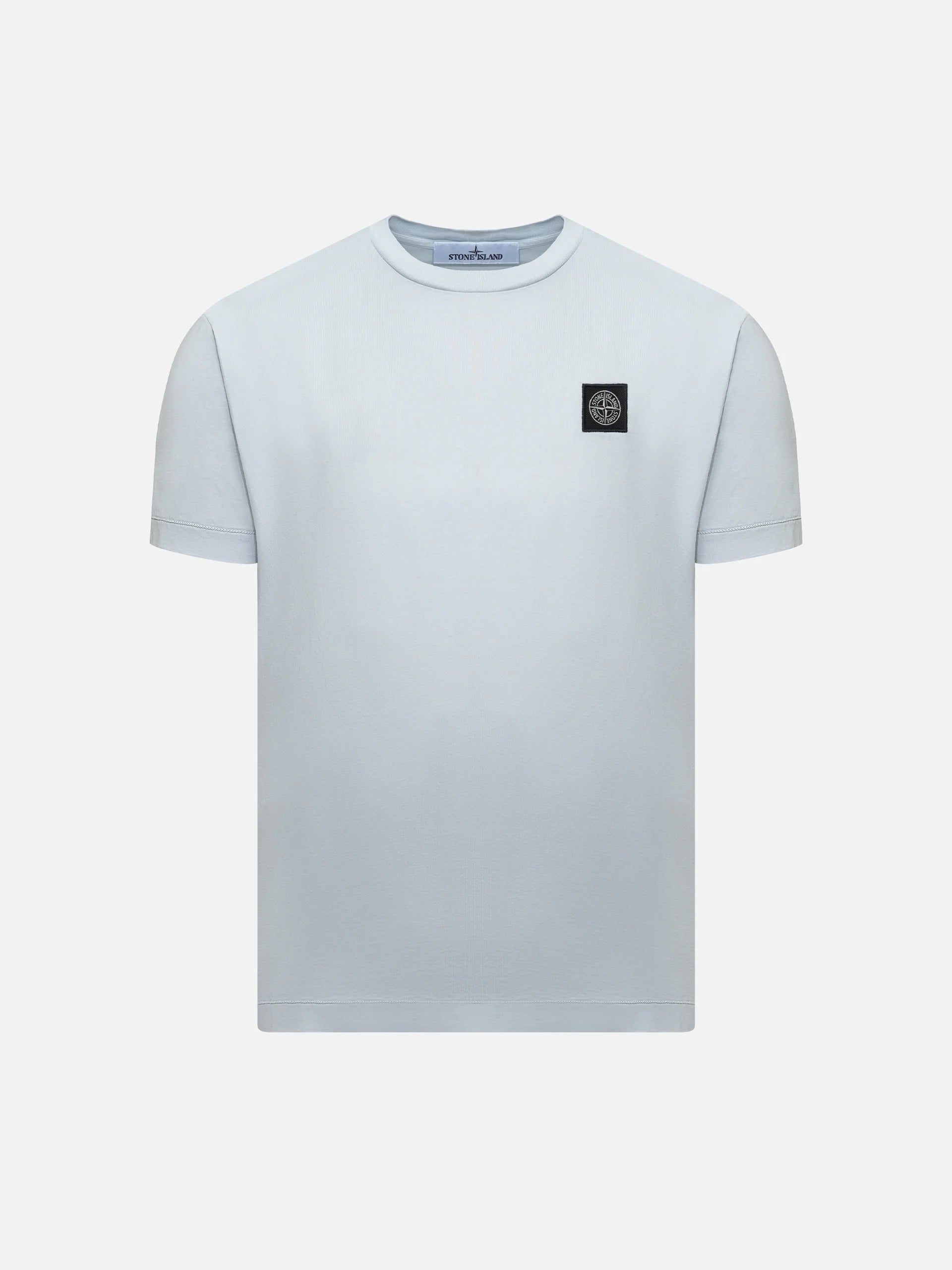 STONE ISLAND - T-Shirt mit Kompass-Logo für Herren in Hellblau - Light blue