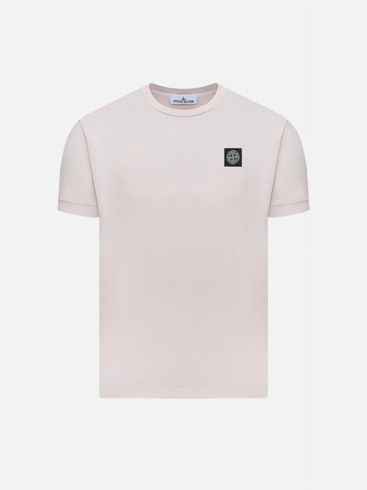 STONE ISLAND - T-Shirt mit Kompass-Logo für Herren in Rosa - Pink