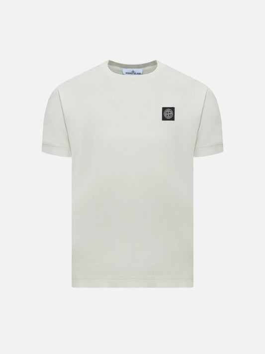 STONE ISLAND - T-Shirt mit Kompass-Logo für Herren in Hellbeige - Light beige