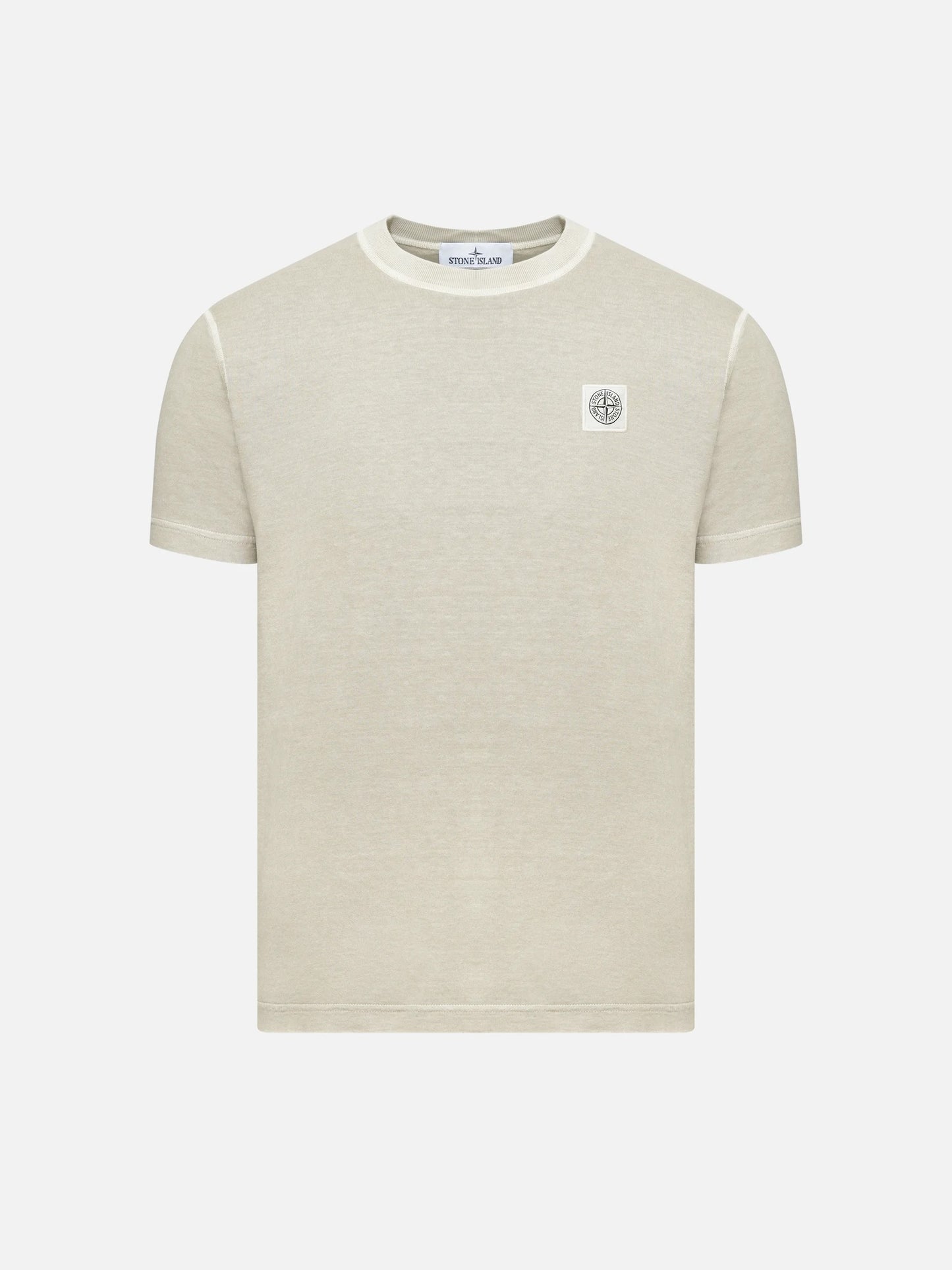 STONE ISLAND - T-Shirt mit tonalem Logo-Patch für Herren