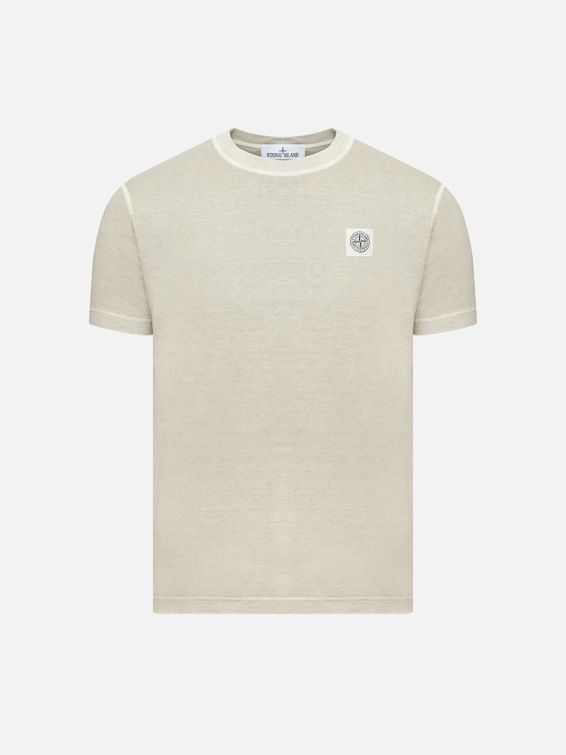 STONE ISLAND - T-Shirt mit tonalem Logo-Patch für Herren