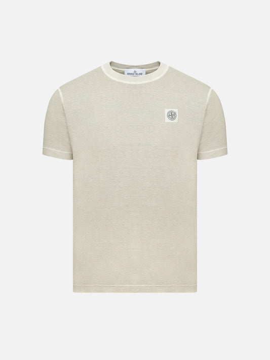 STONE ISLAND - T-Shirt mit tonalem Logo-Patch für Herren