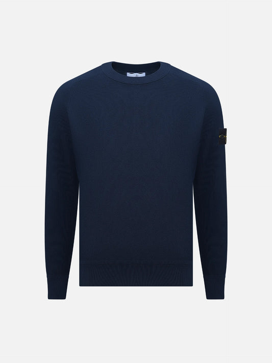 STONE ISLAND - Piqué-Pullover mit Logo-Patch für Herren