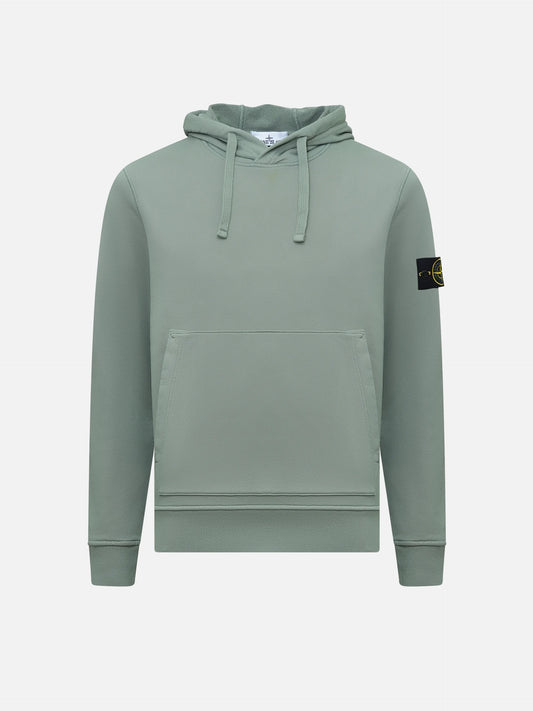 STONE ISLAND - Hoodie mit Kompass-Patch für Herren in Hellgrün - Light green