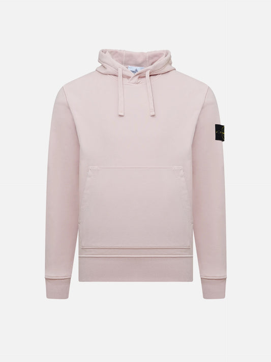 STONE ISLAND - Hoodie mit Kompass-Patch für Herren in Rosa - Pink