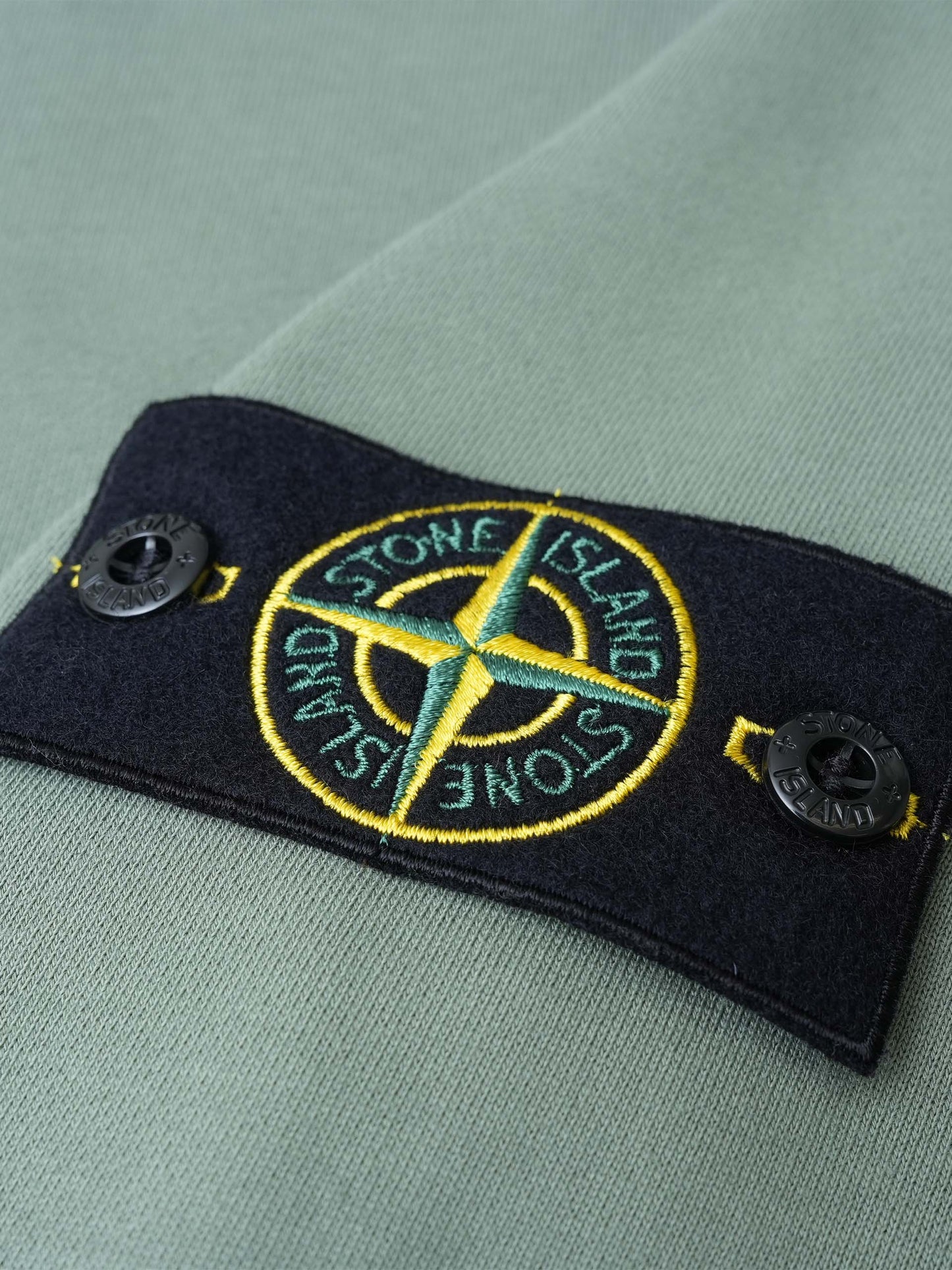 STONE ISLAND - Sweatshirt mit Logo-Patch für Herren