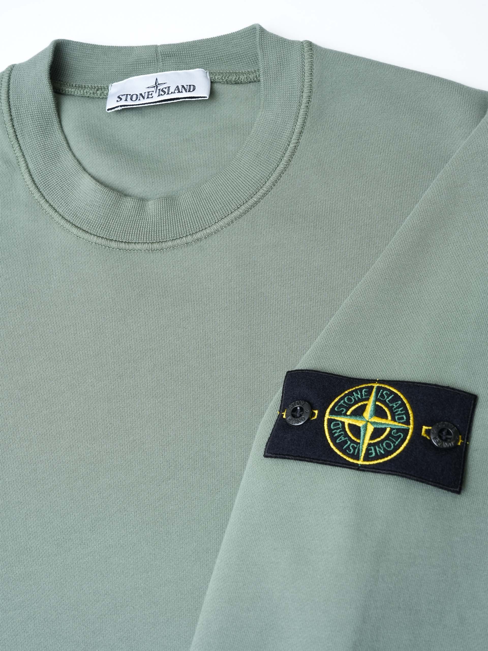 STONE ISLAND - Sweatshirt mit Logo-Patch für Herren