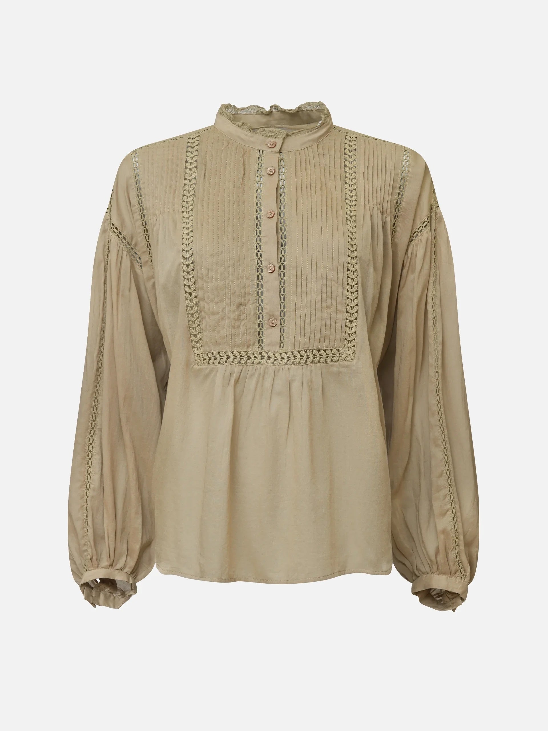 MARANT ETOILE - Bluse Disia aus Baumwolle für Damen in Light Khaki