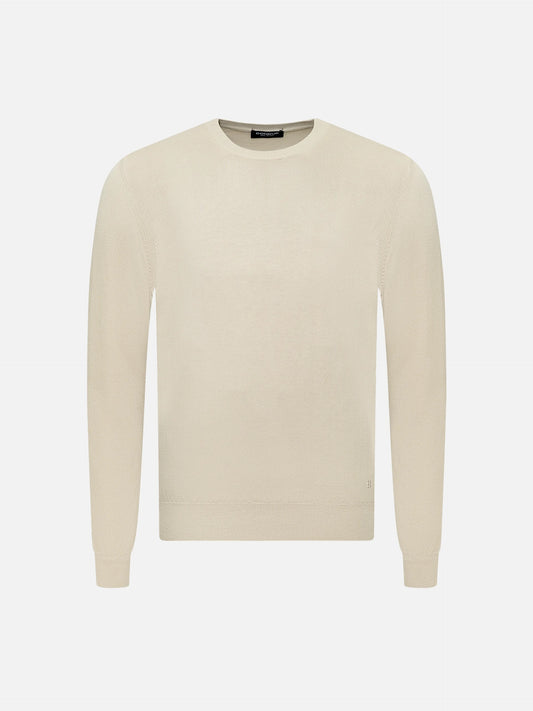 DONDUP - Pullover aus Baumwolle für Herren in Creme Beige - Cream Beige