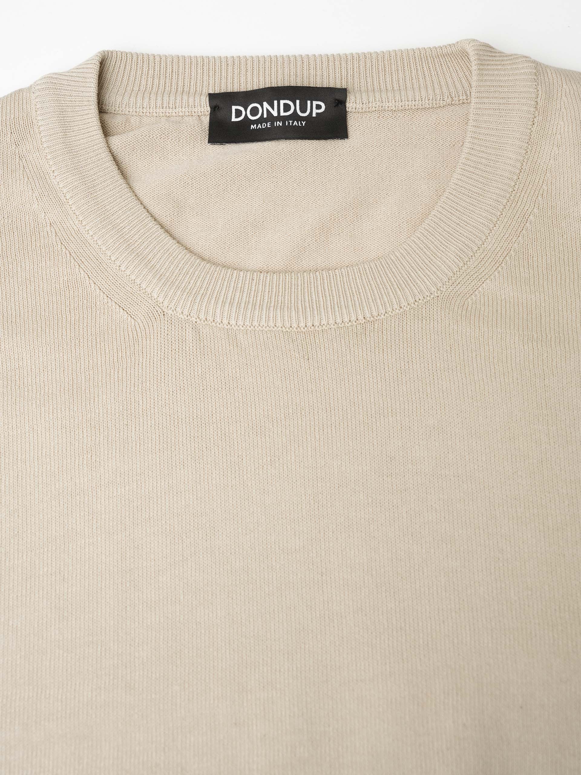 DONDUP - Pullover aus Baumwolle für Herren in Creme Beige - Cream Beige