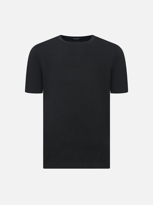 DONDUP - Gestricktes T-Shirt für Herren in Schwarz - Black