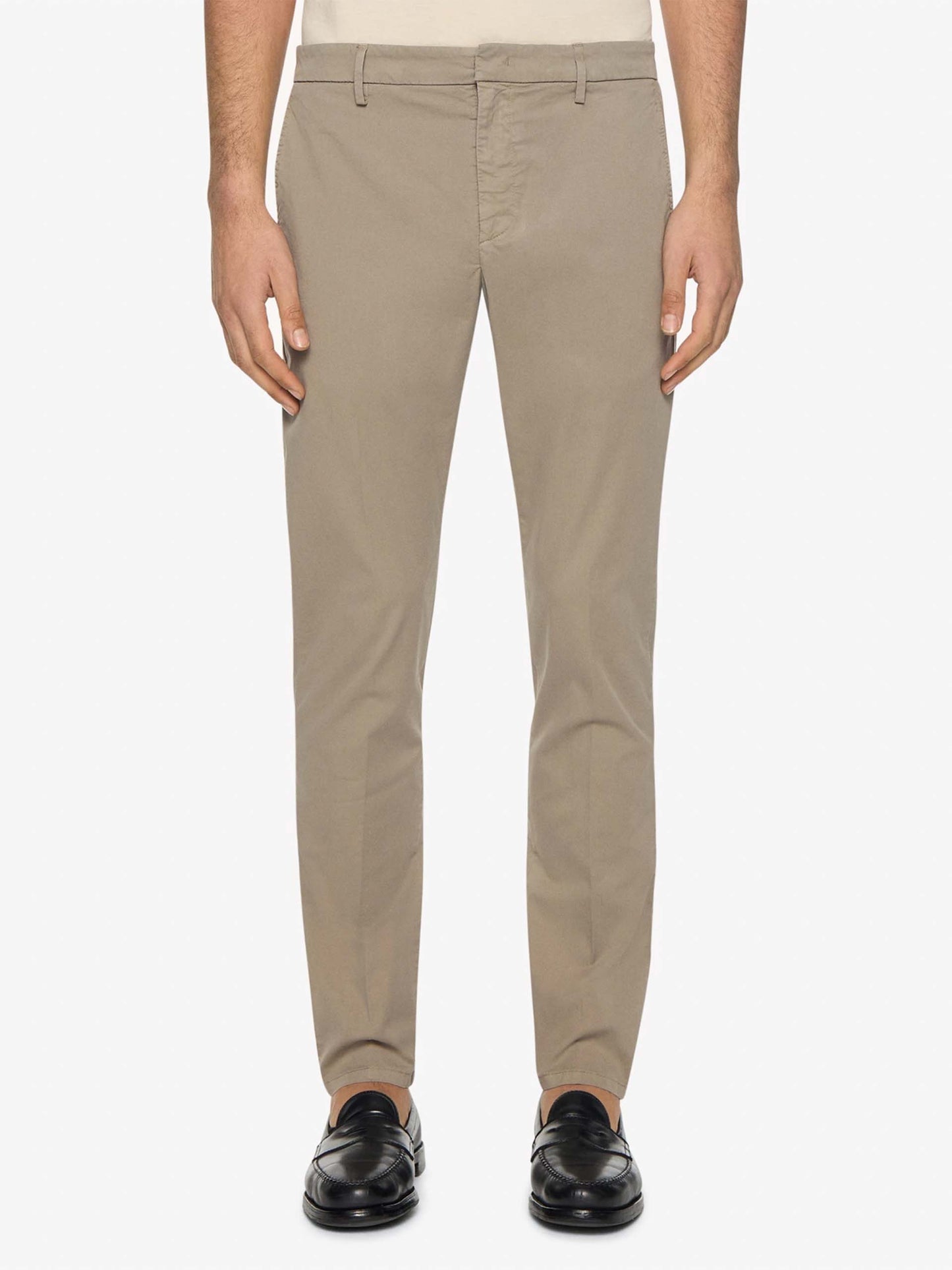 DONDUP - Chino-Hose Ral für Herren in Taupe Beige